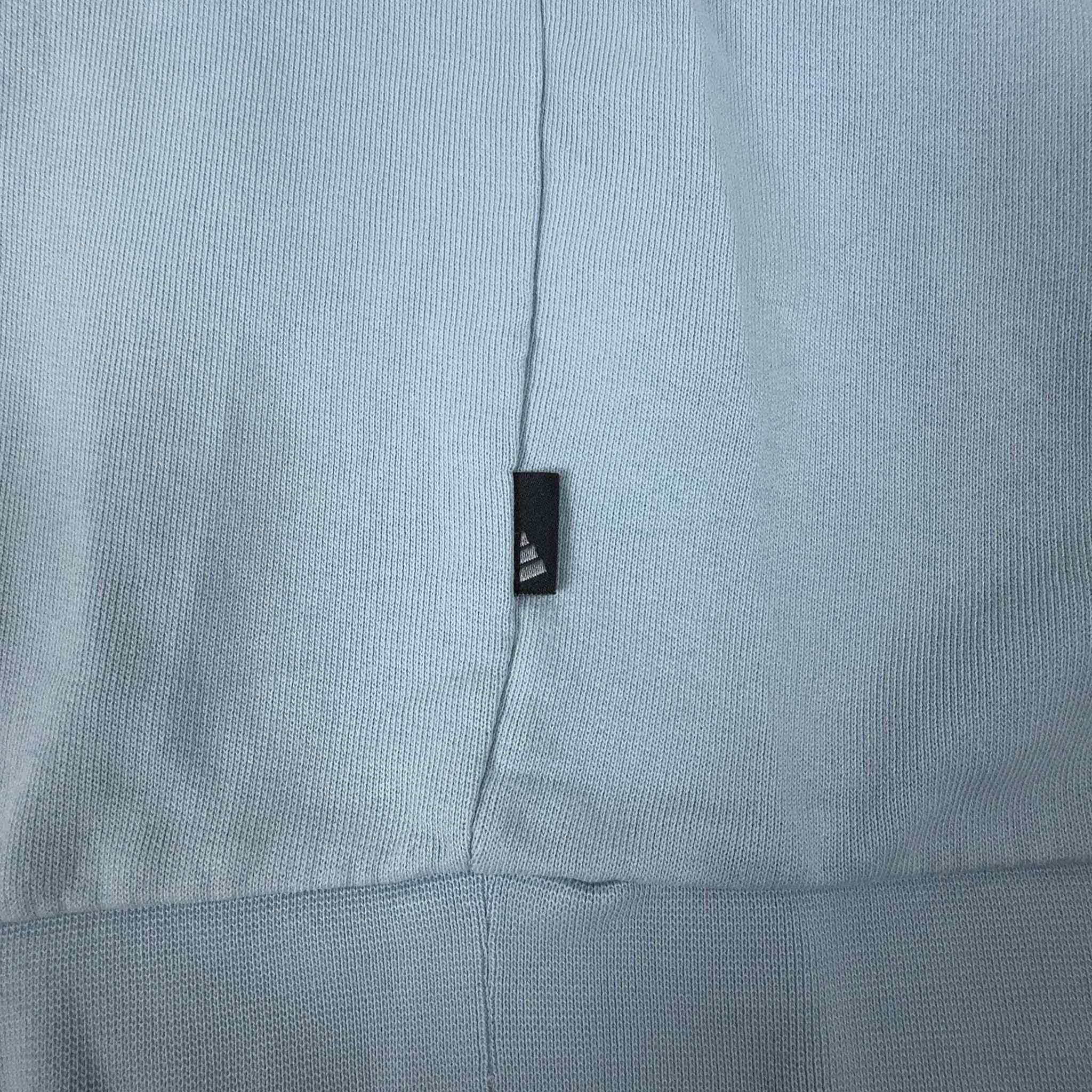 Felpa Adidas Vintage anni 2000 azzurra - Taglia M/L uomo