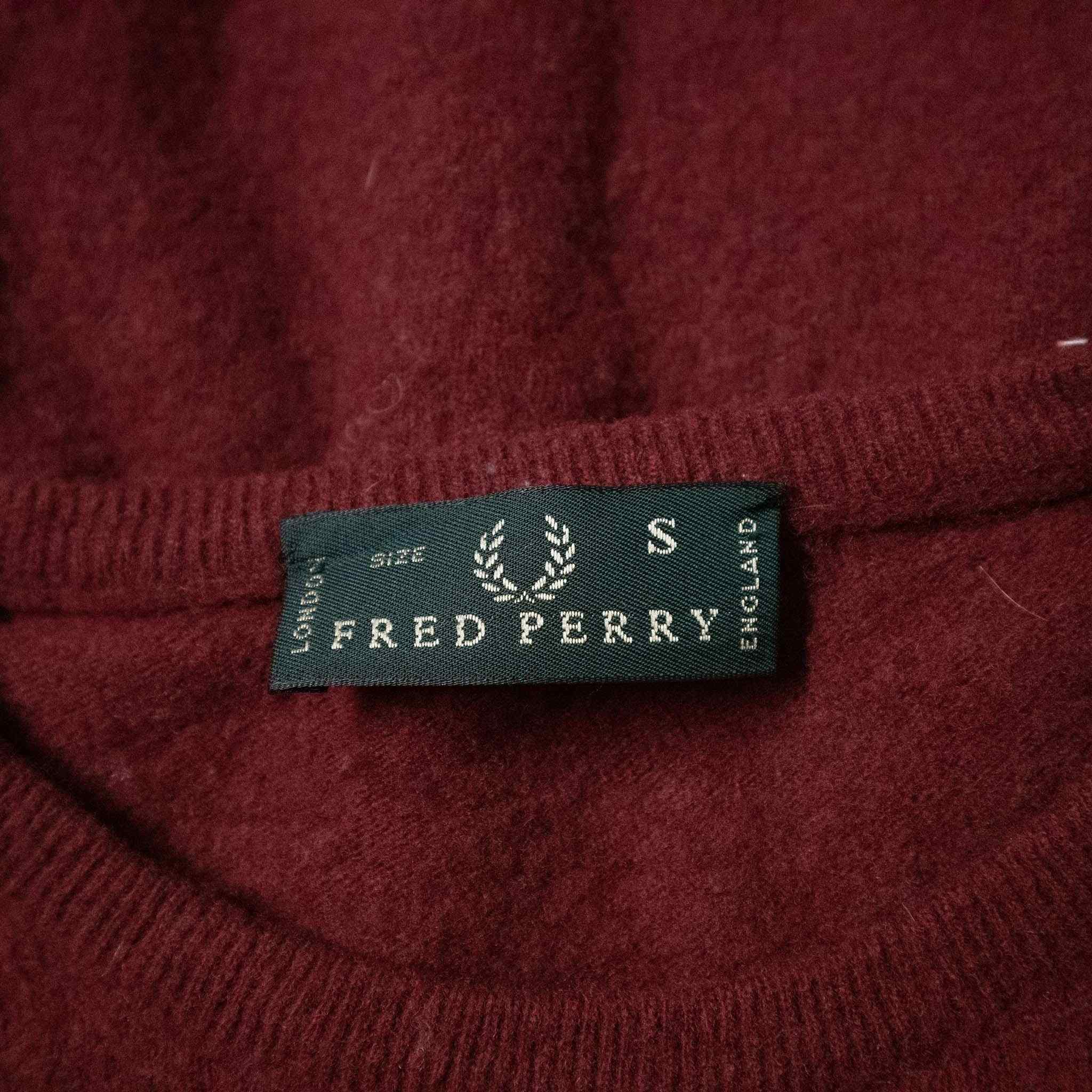 Maglione Fred Perry 100% lana - Taglia S