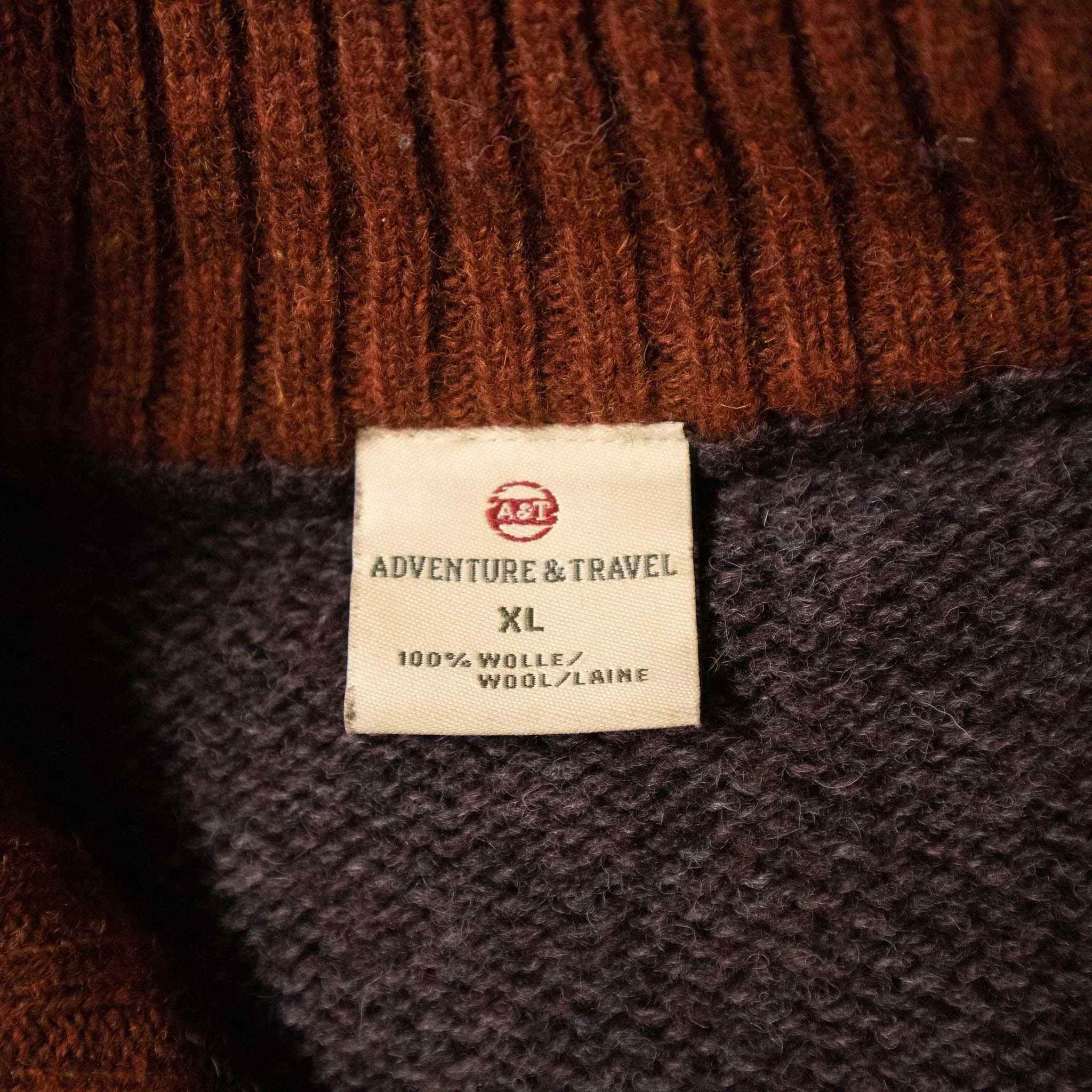 Vintage 100% wool sweater - Size XL