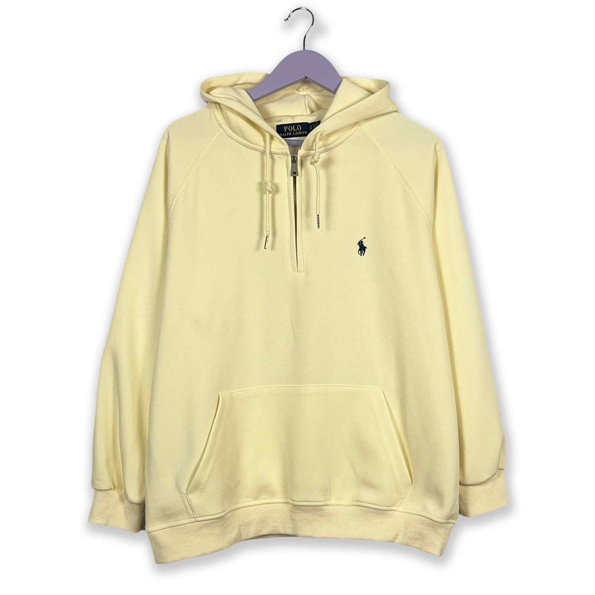 Ralph Lauren Cream Yellow Hoodie - Men's Size S