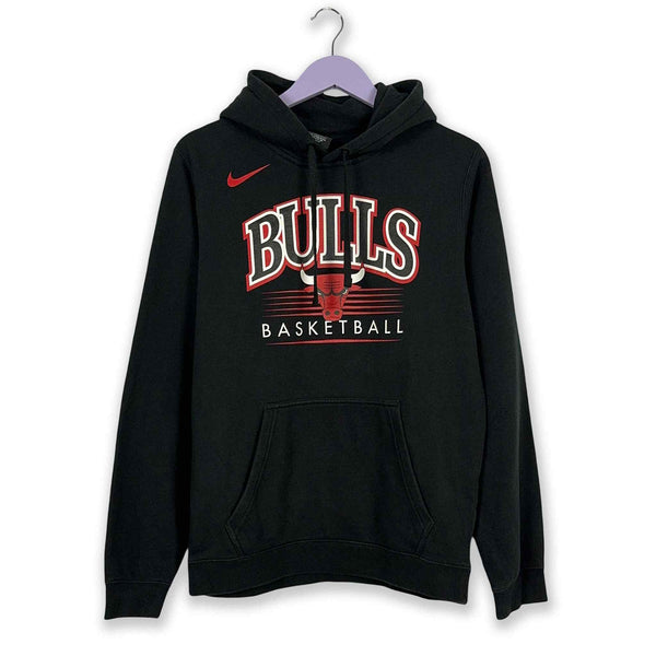 Felpa Nike Chicago Bulls nera con cappuccio - Taglia S uomo