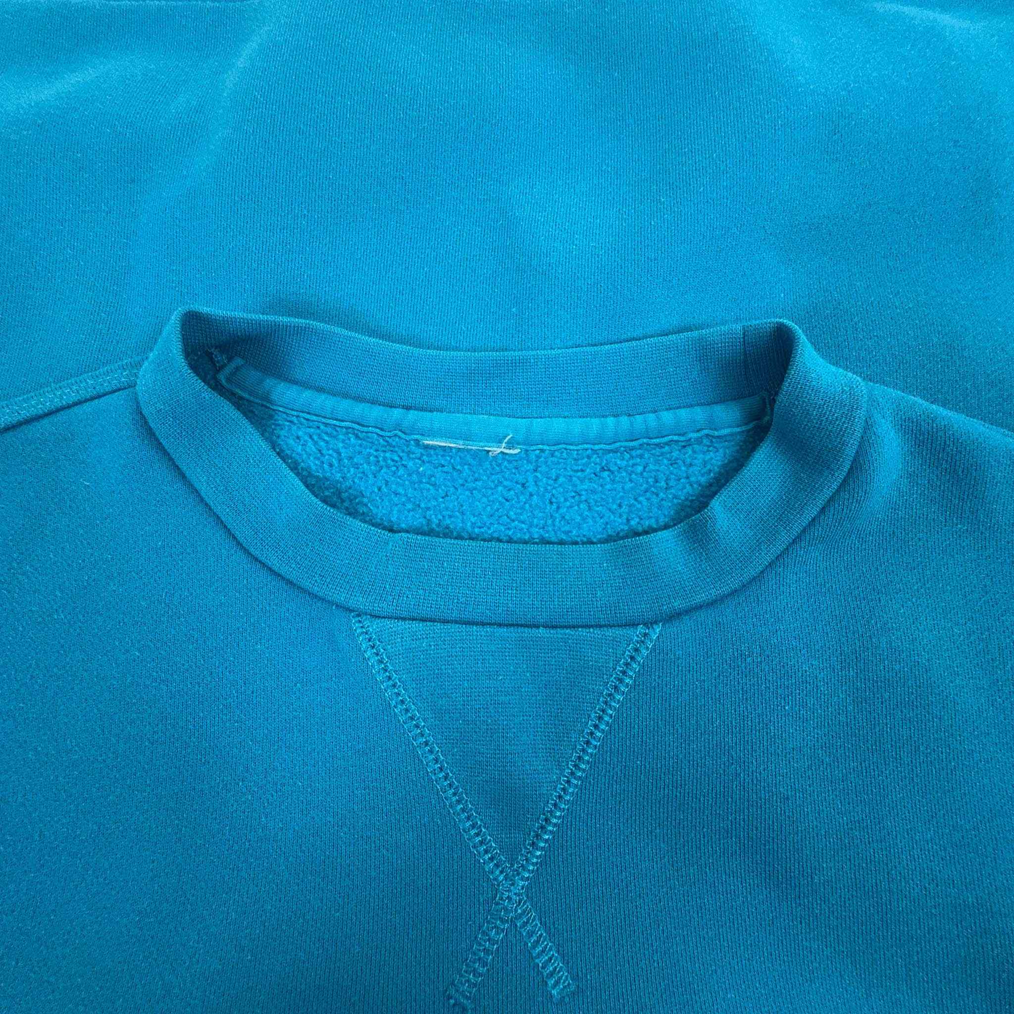 Felpa Nike blu girocollo - Taglia L uomo