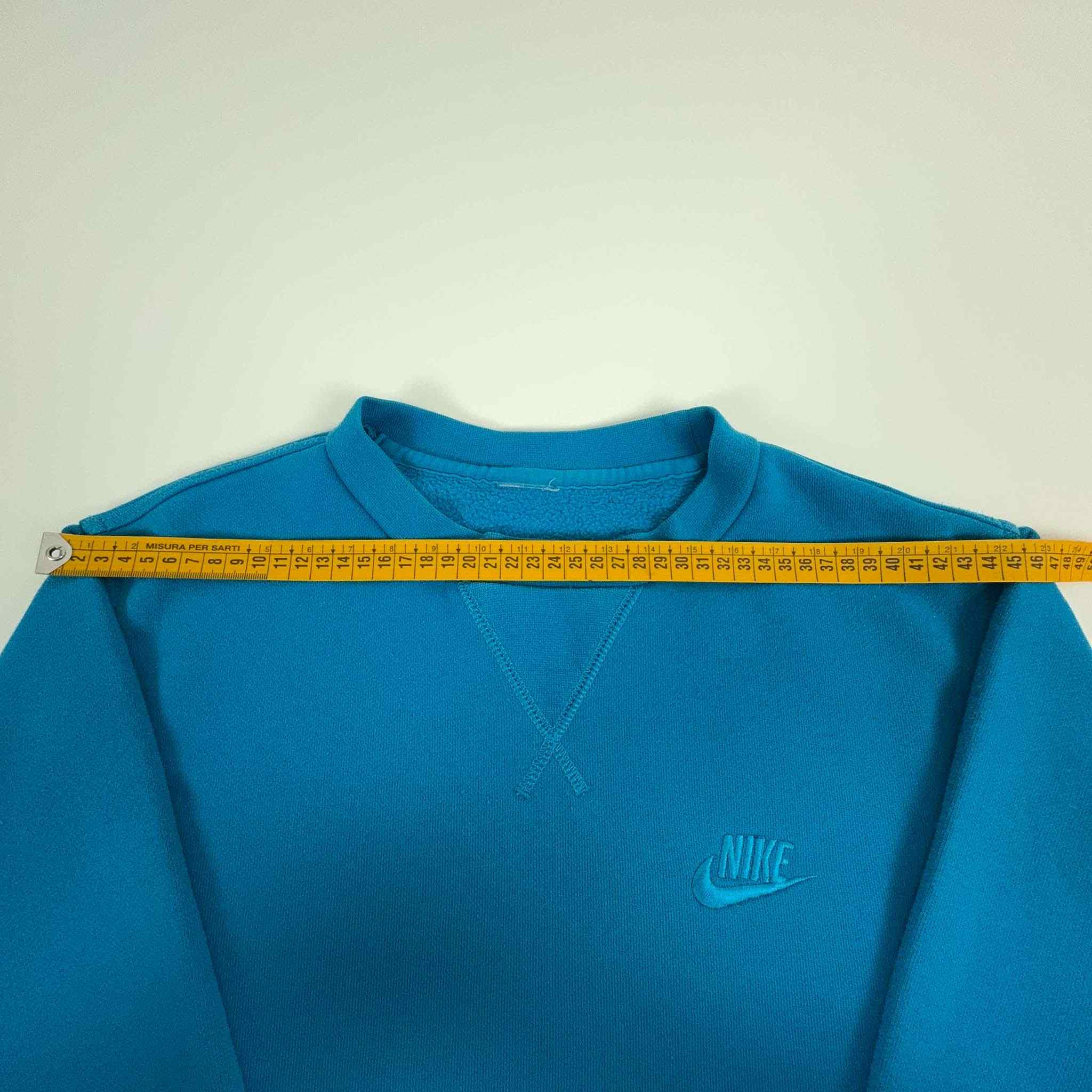 Felpa Nike blu girocollo - Taglia L uomo