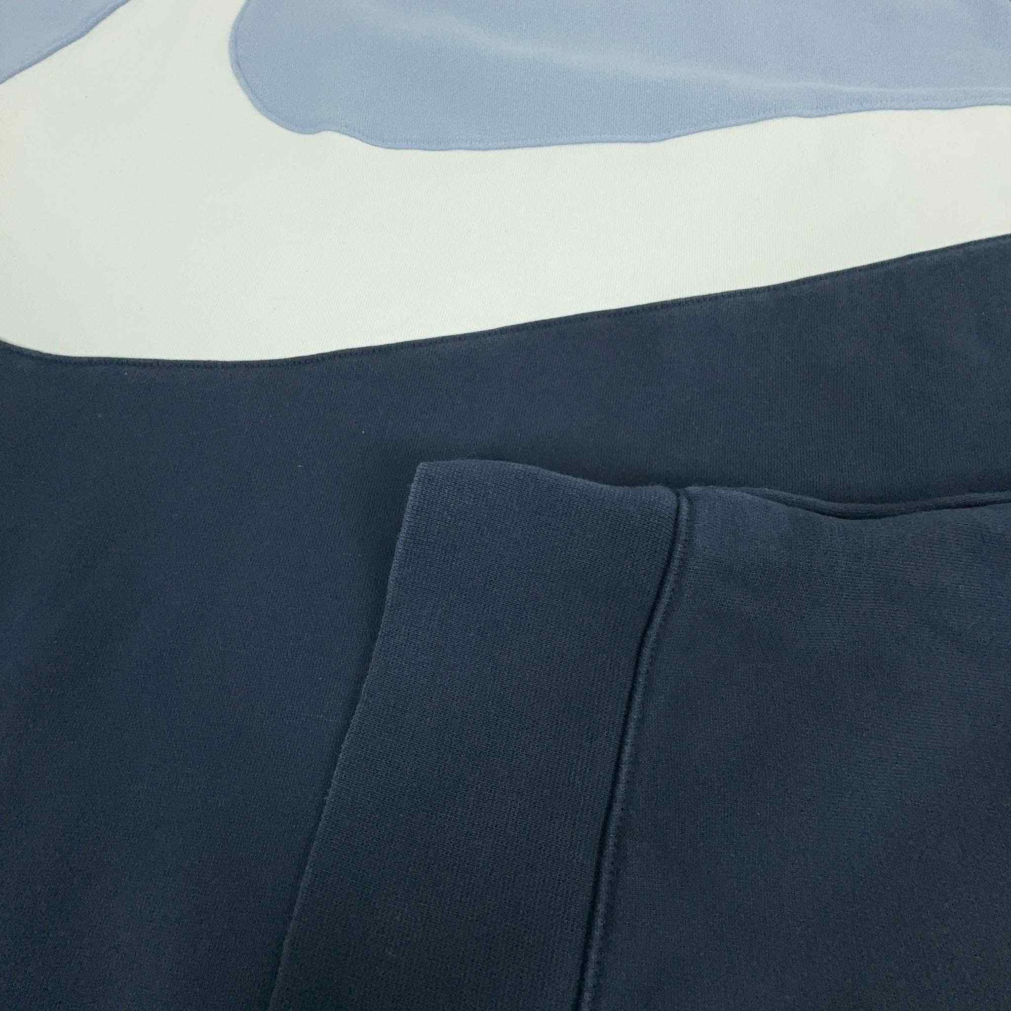 Felpa Nike blu e bianca girocollo - Taglia XL uomo