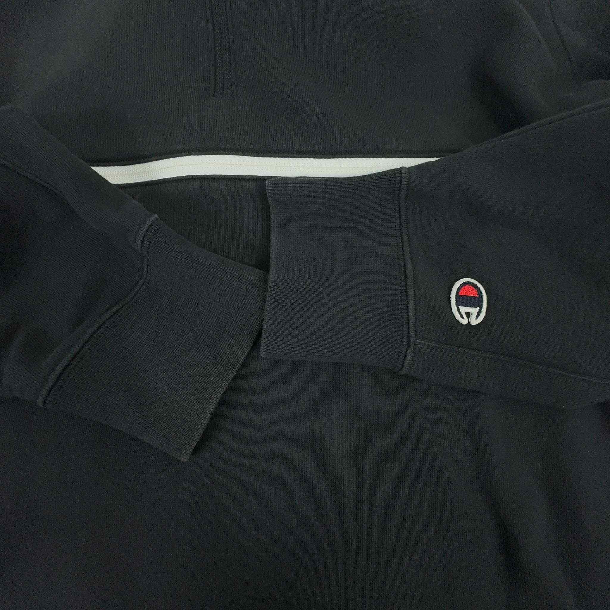 Champion Black Zip Up Hoodie - Men's Size M