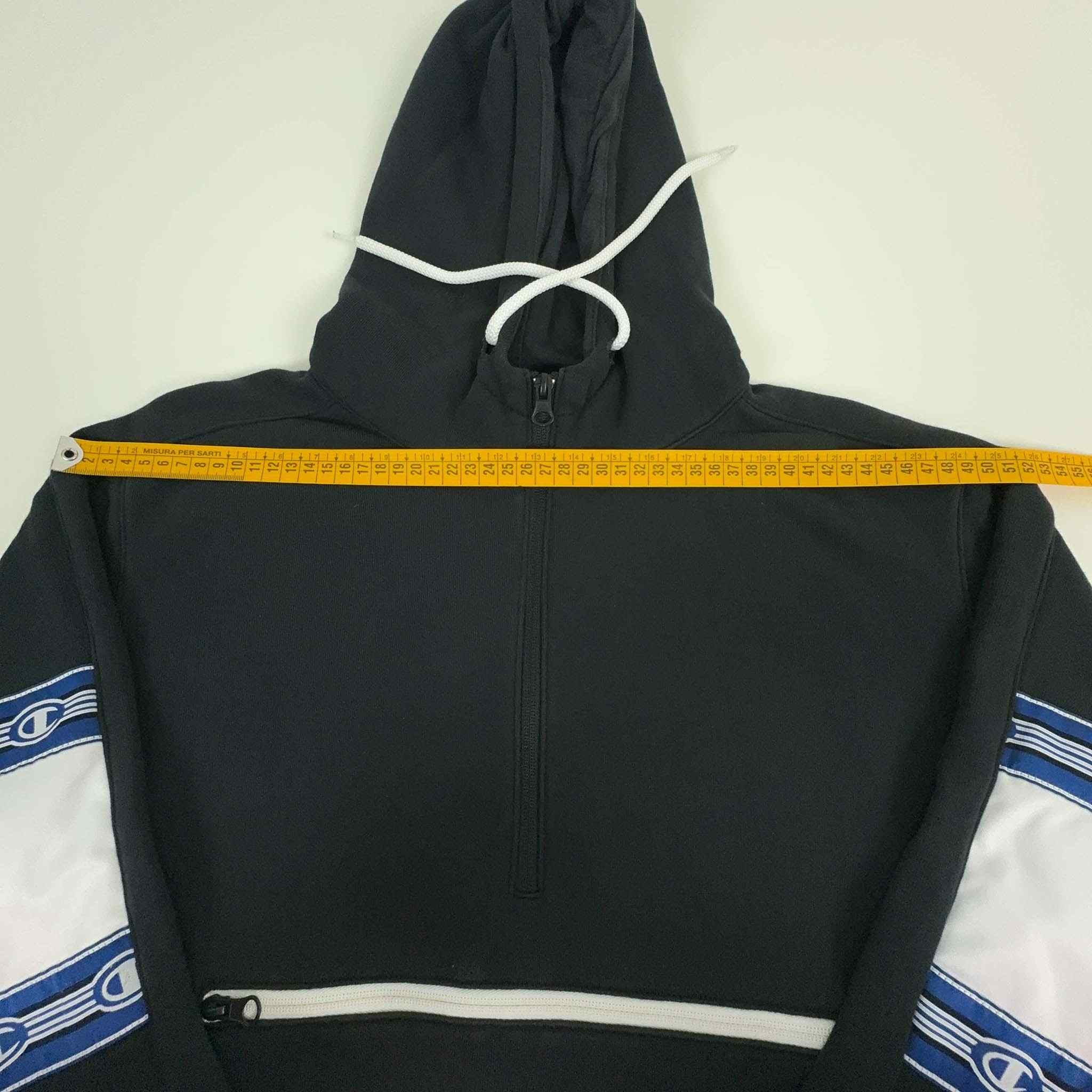 Champion Black Zip Up Hoodie - Men's Size M