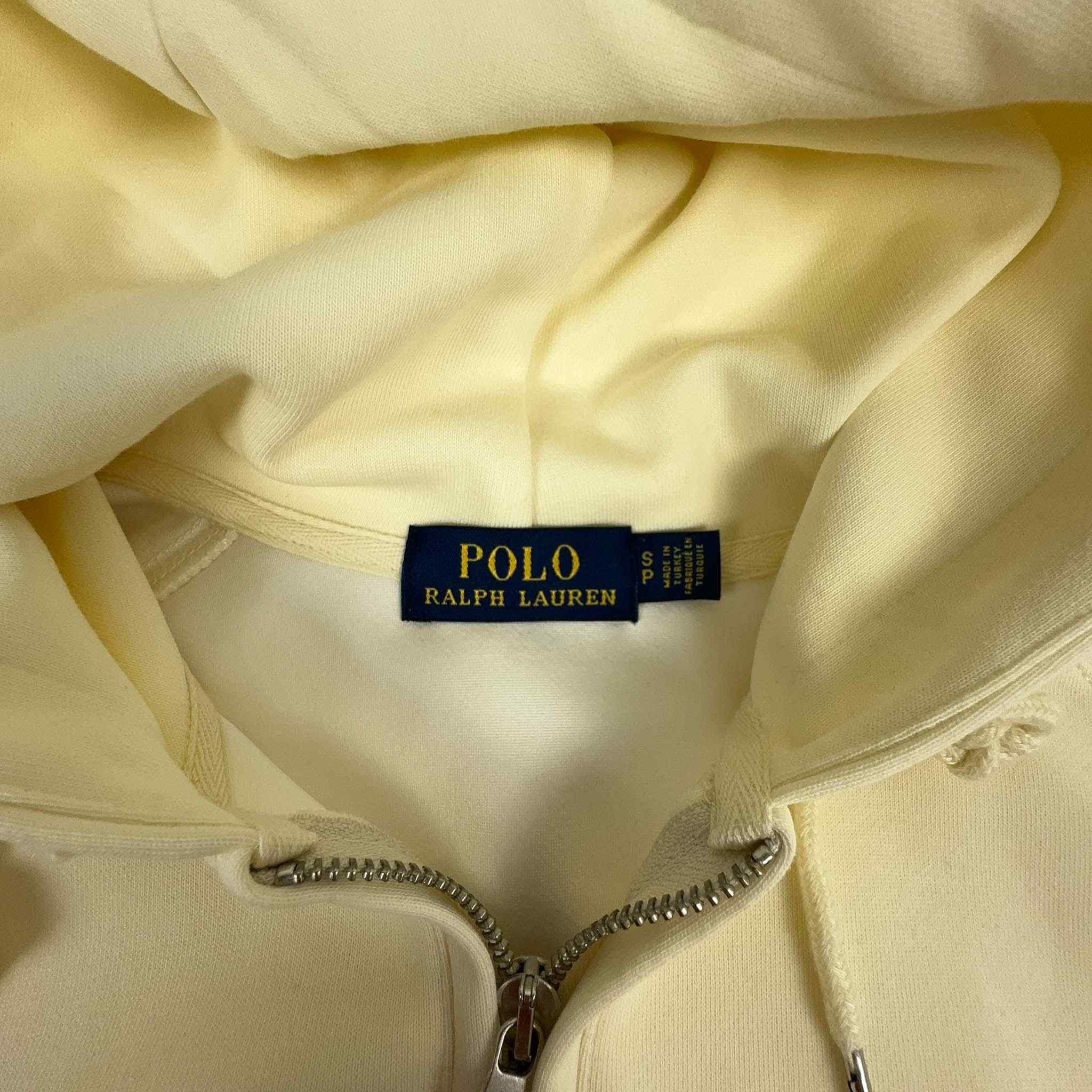 Ralph Lauren Cream Yellow Hoodie - Men's Size S