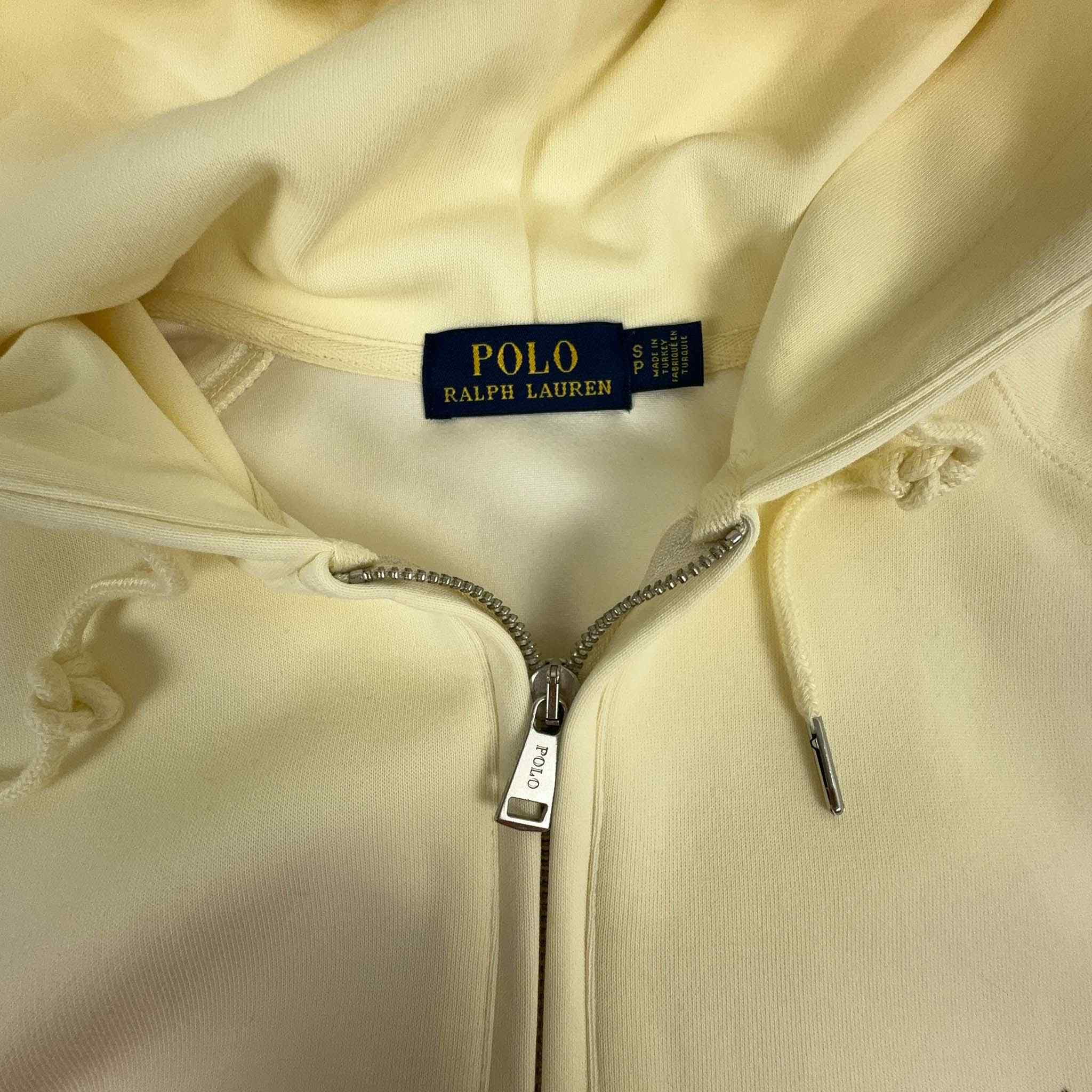 Ralph Lauren Cream Yellow Hoodie - Men's Size S