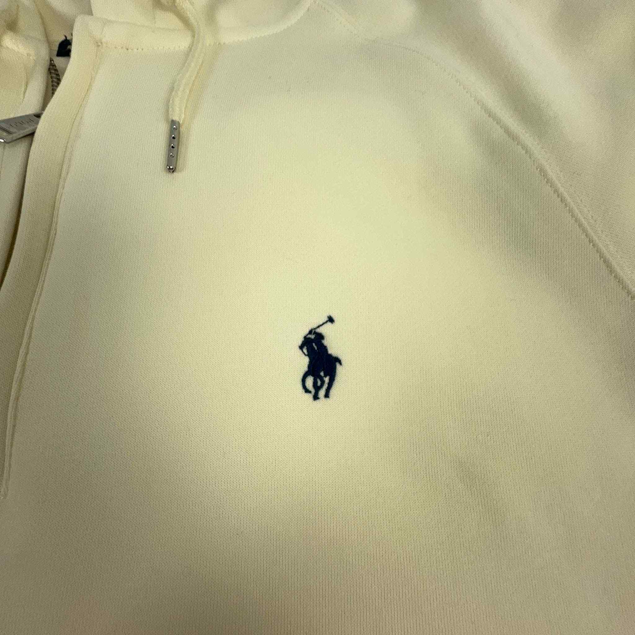 Ralph Lauren Cream Yellow Hoodie - Men's Size S