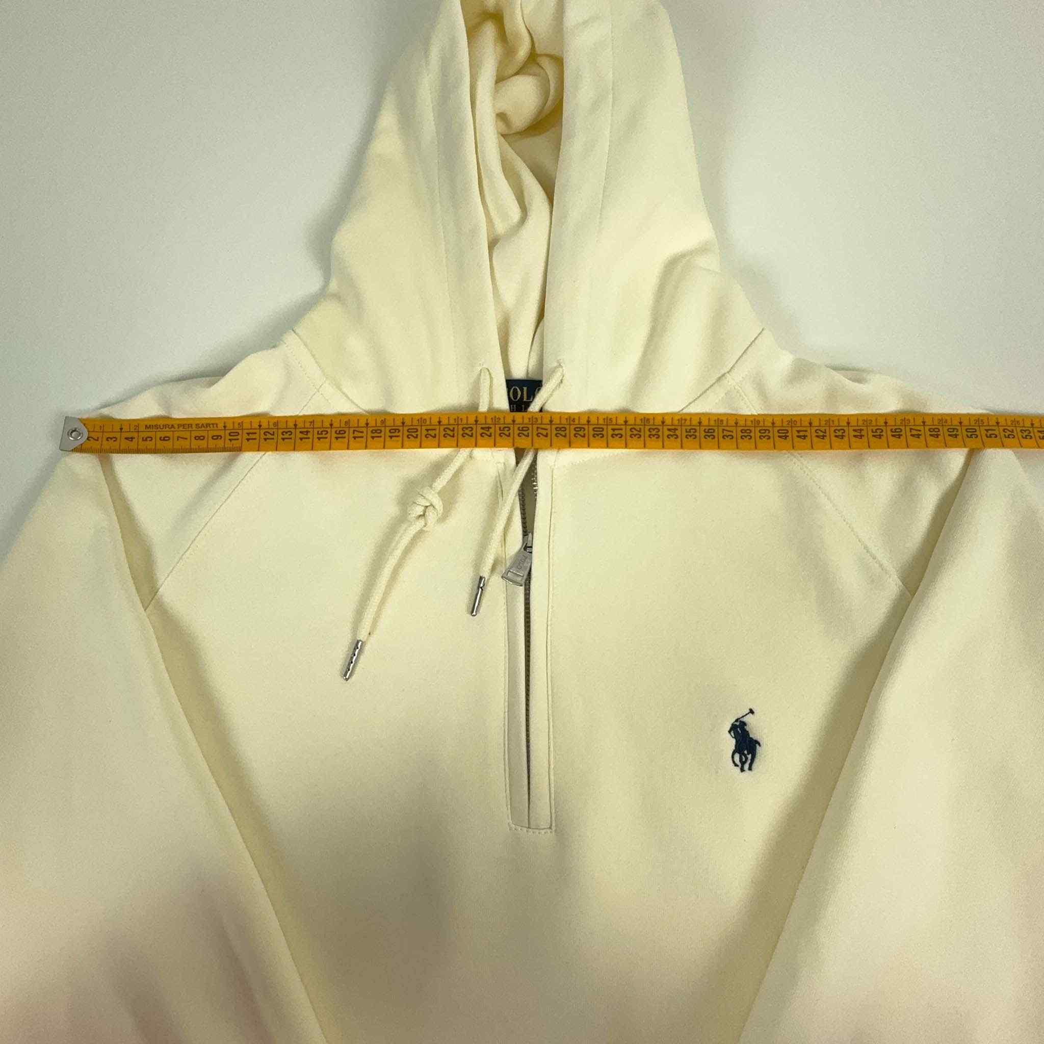 Ralph Lauren Cream Yellow Hoodie - Men's Size S