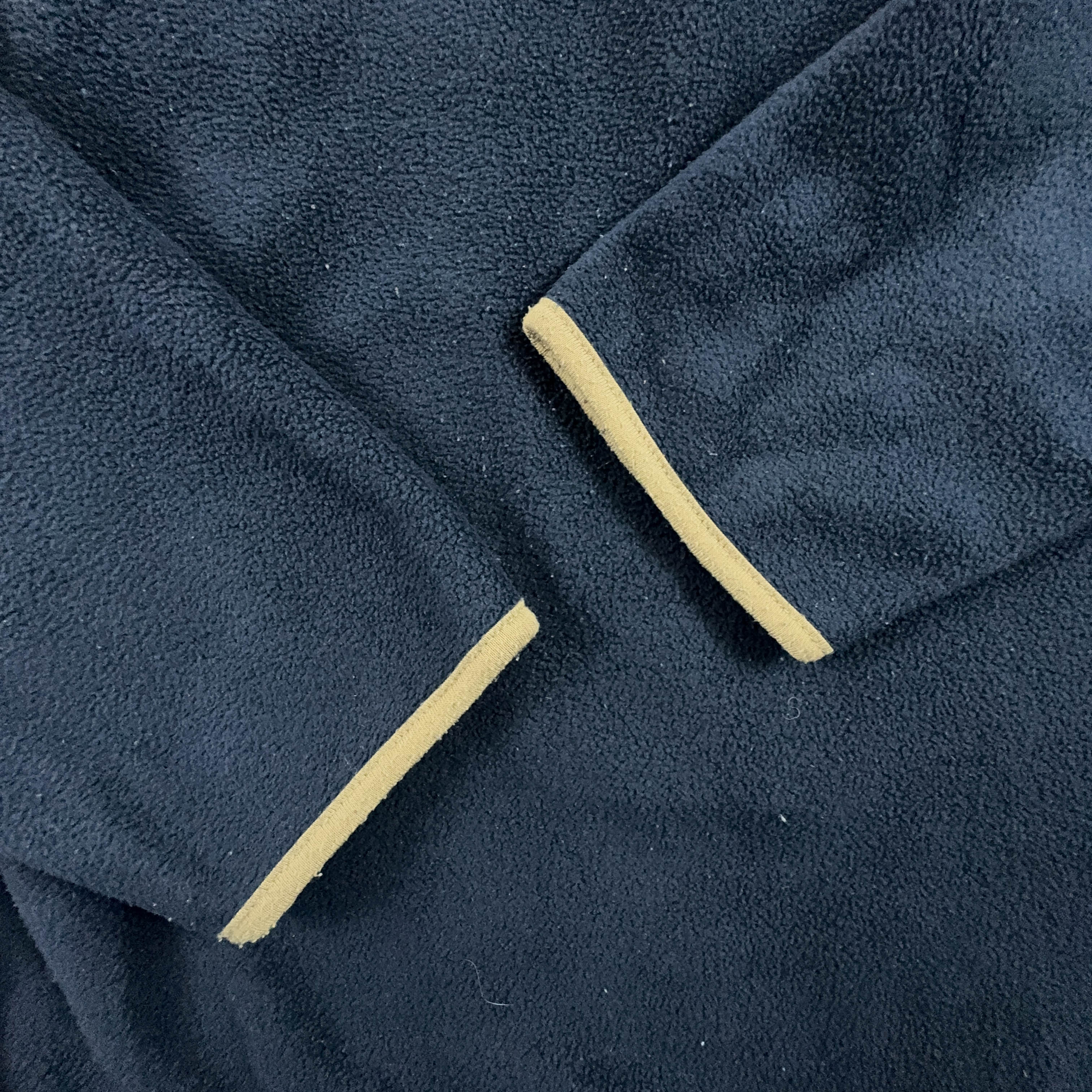 Kappa Vintage Dark Blue Full Zip Fleece 00s - Size L/XL Men