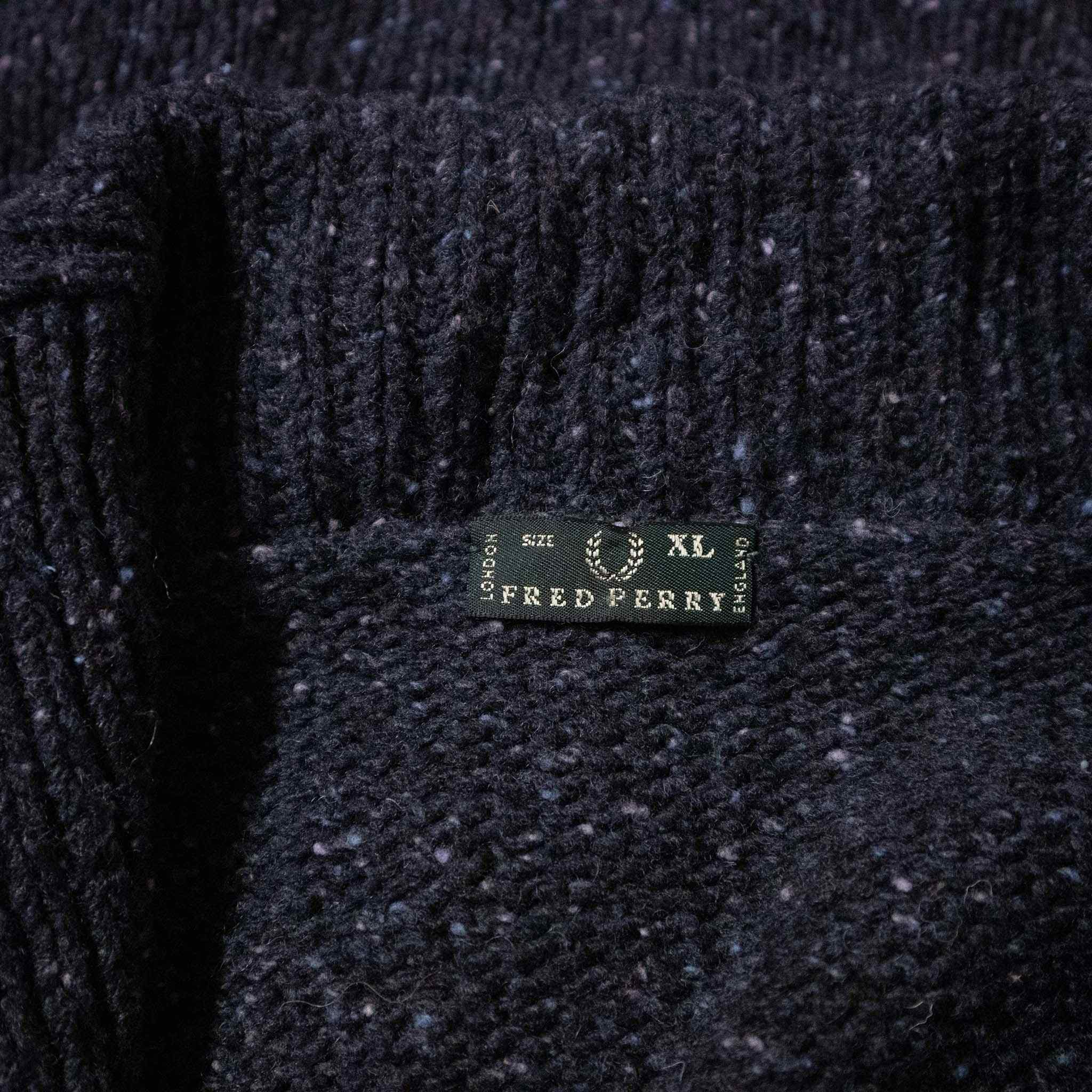 Fred Perry wool blend cardigan - Size XL