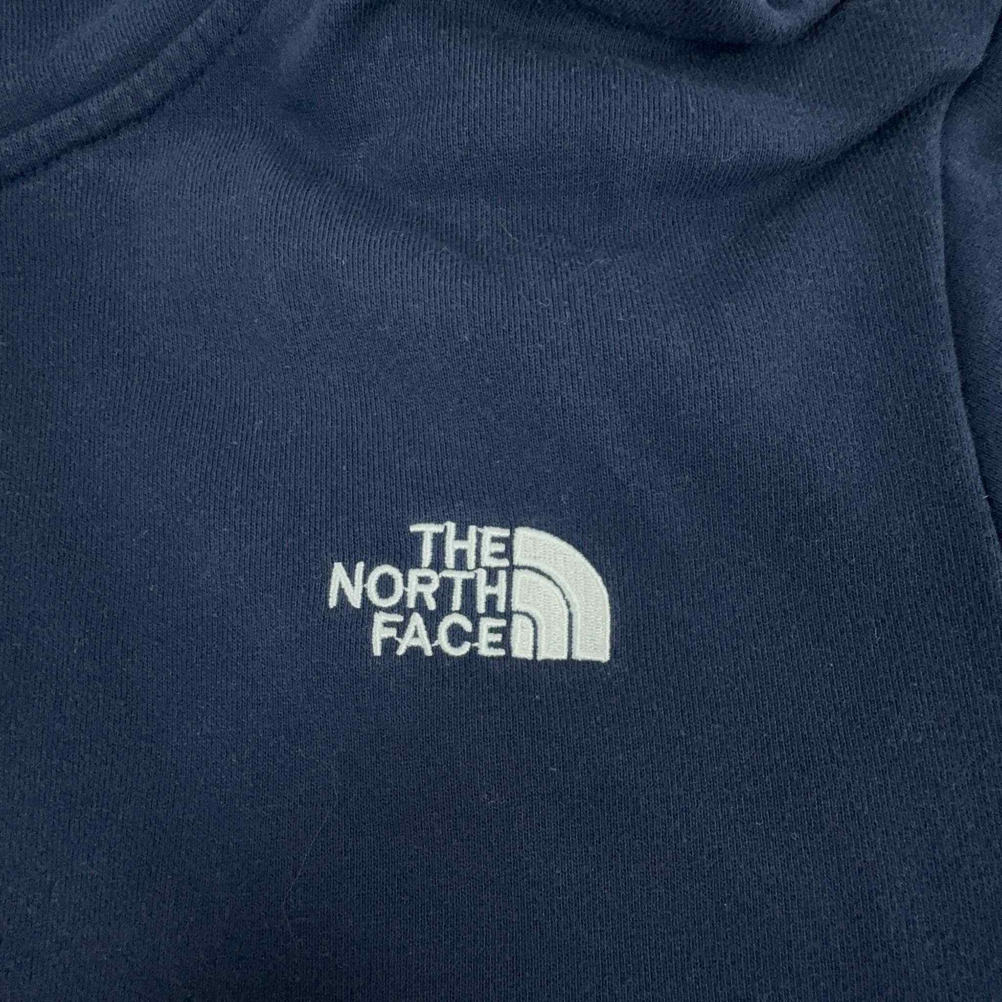 The North Face Dark Blue Zip Up Sweatshirt - Size L