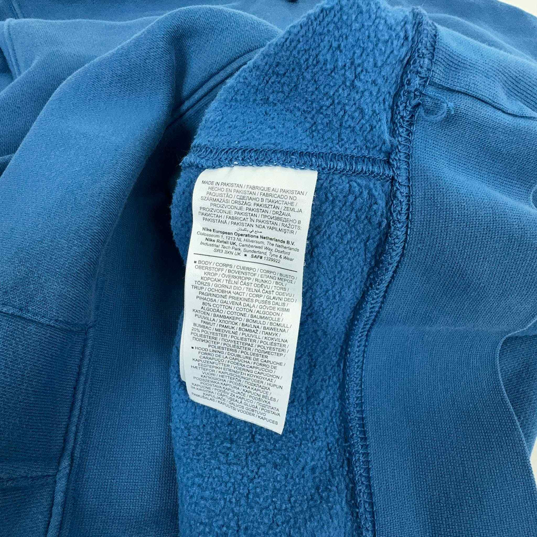 Nike Blue Hoodie - Size M Men