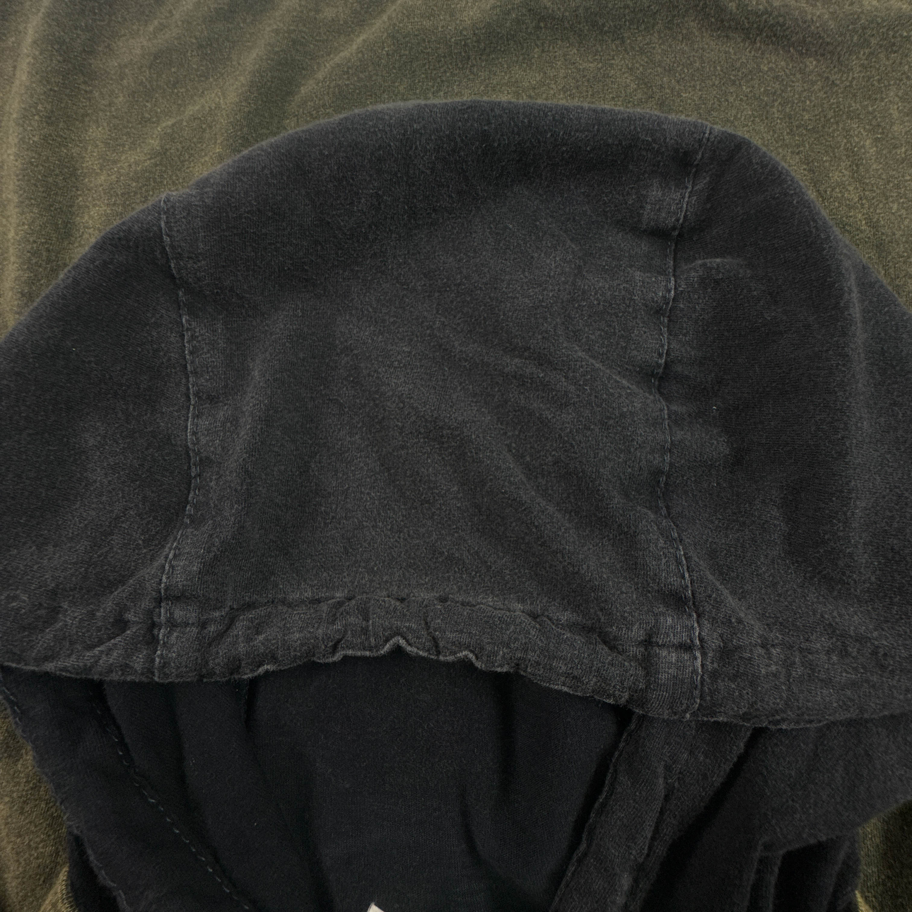 Felpa Puma Vintage verde scura con stampa e cappuccio anni 80 90 - Taglia 6 uomo