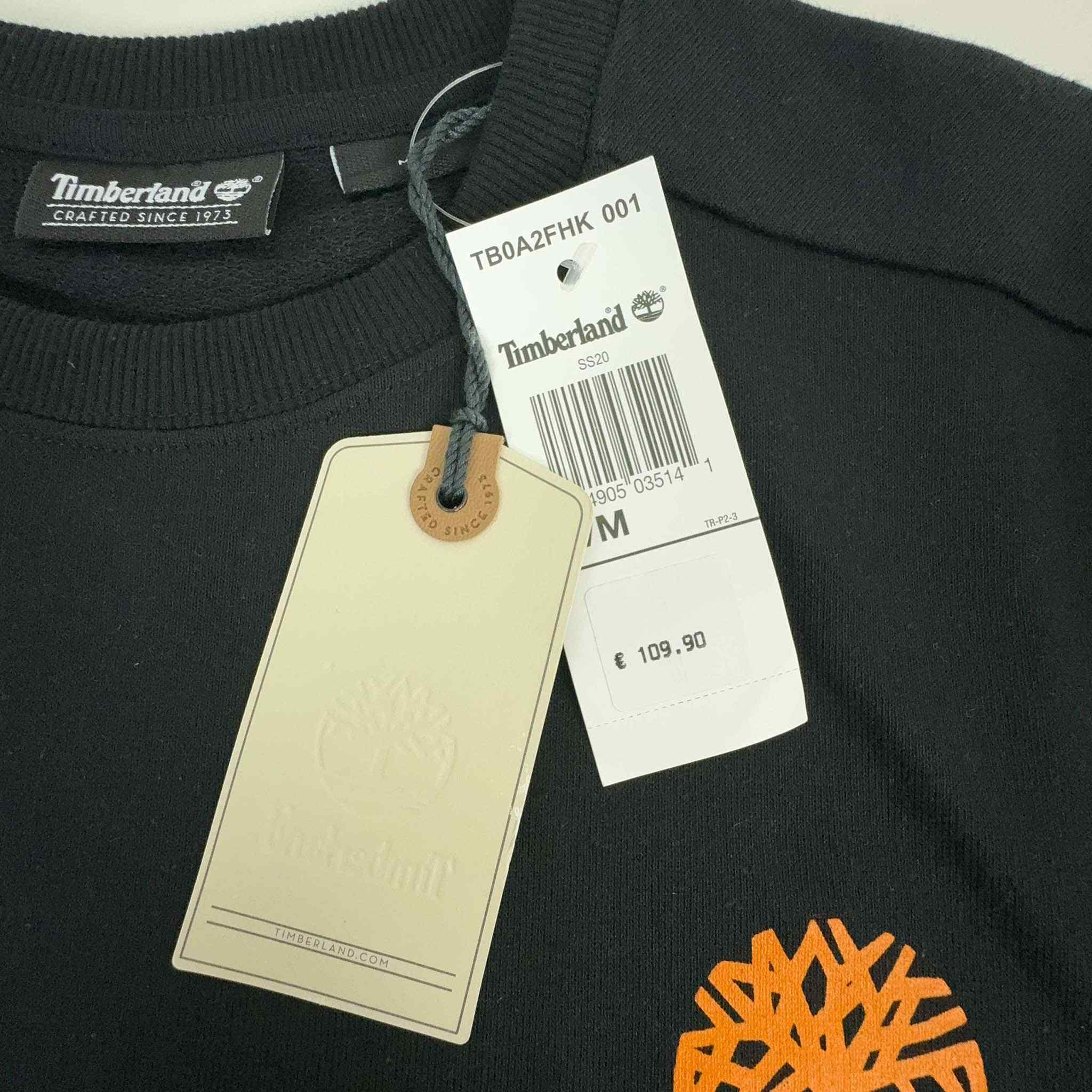 Timberland Staff Black Sweatshirt - Size M Men