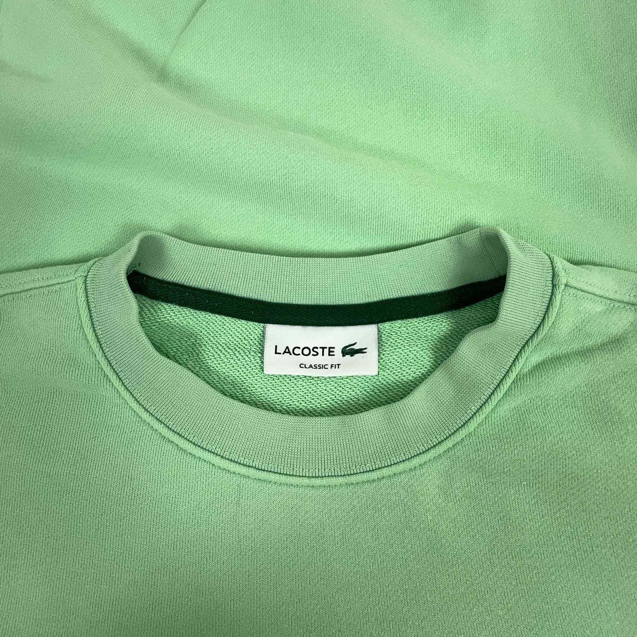 Felpa Lacoste verde menta - Taglia L uomo