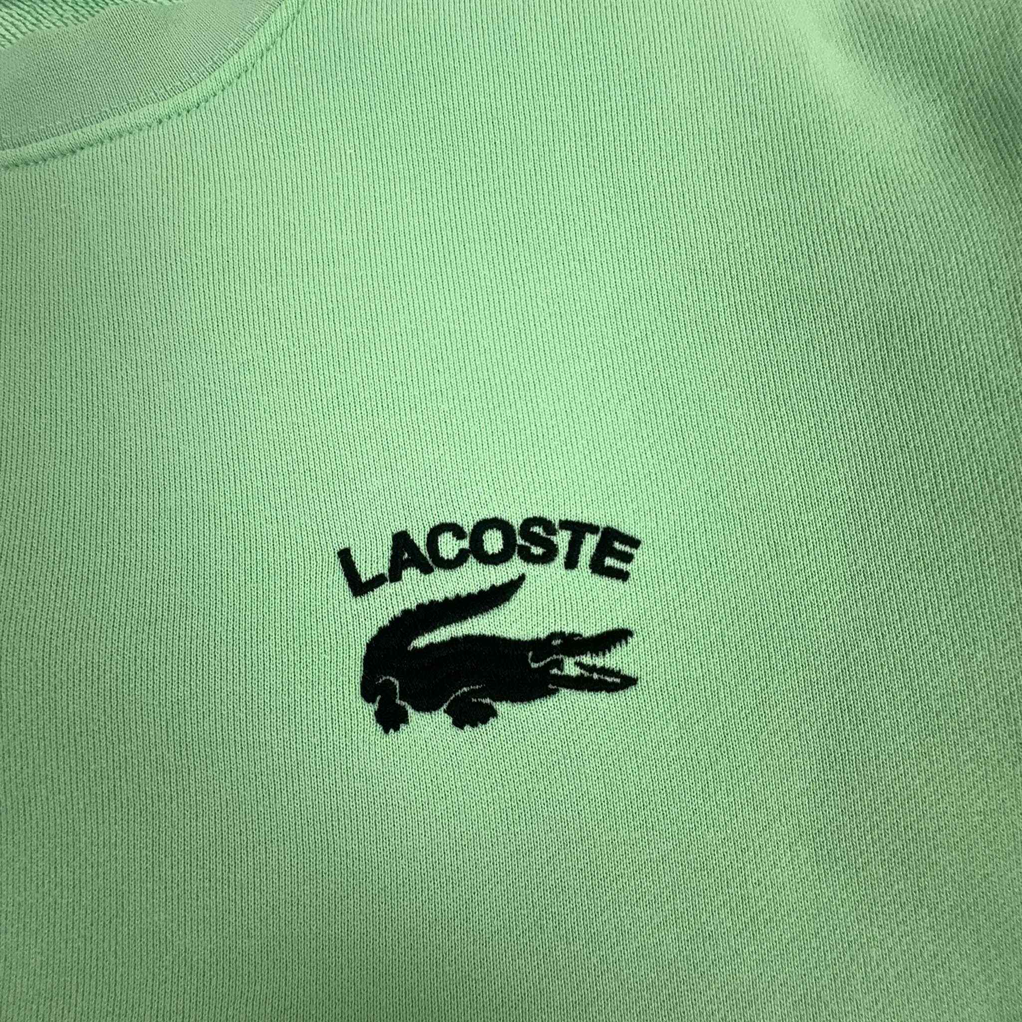 Felpa Lacoste verde menta - Taglia L uomo