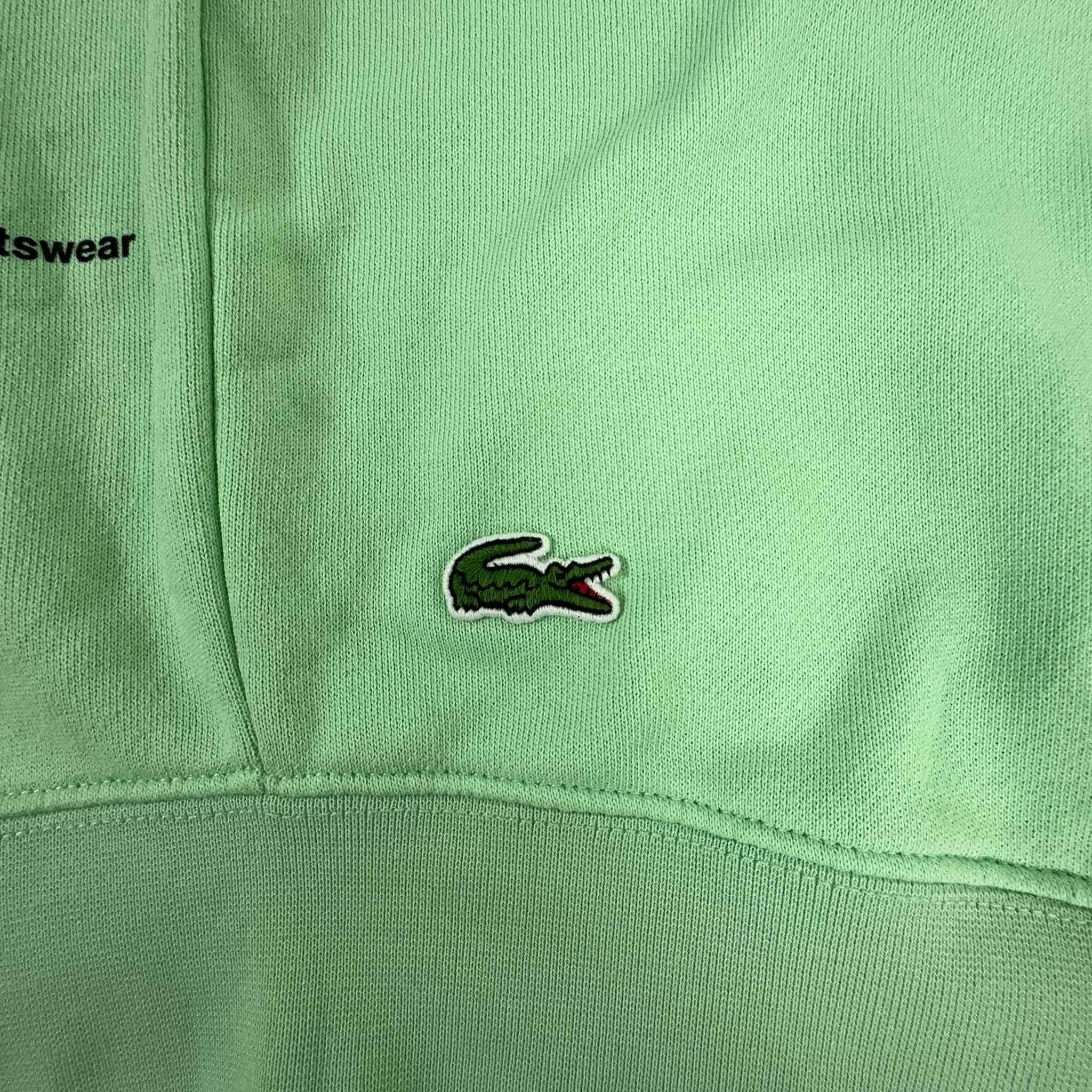 Felpa Lacoste verde menta - Taglia L uomo