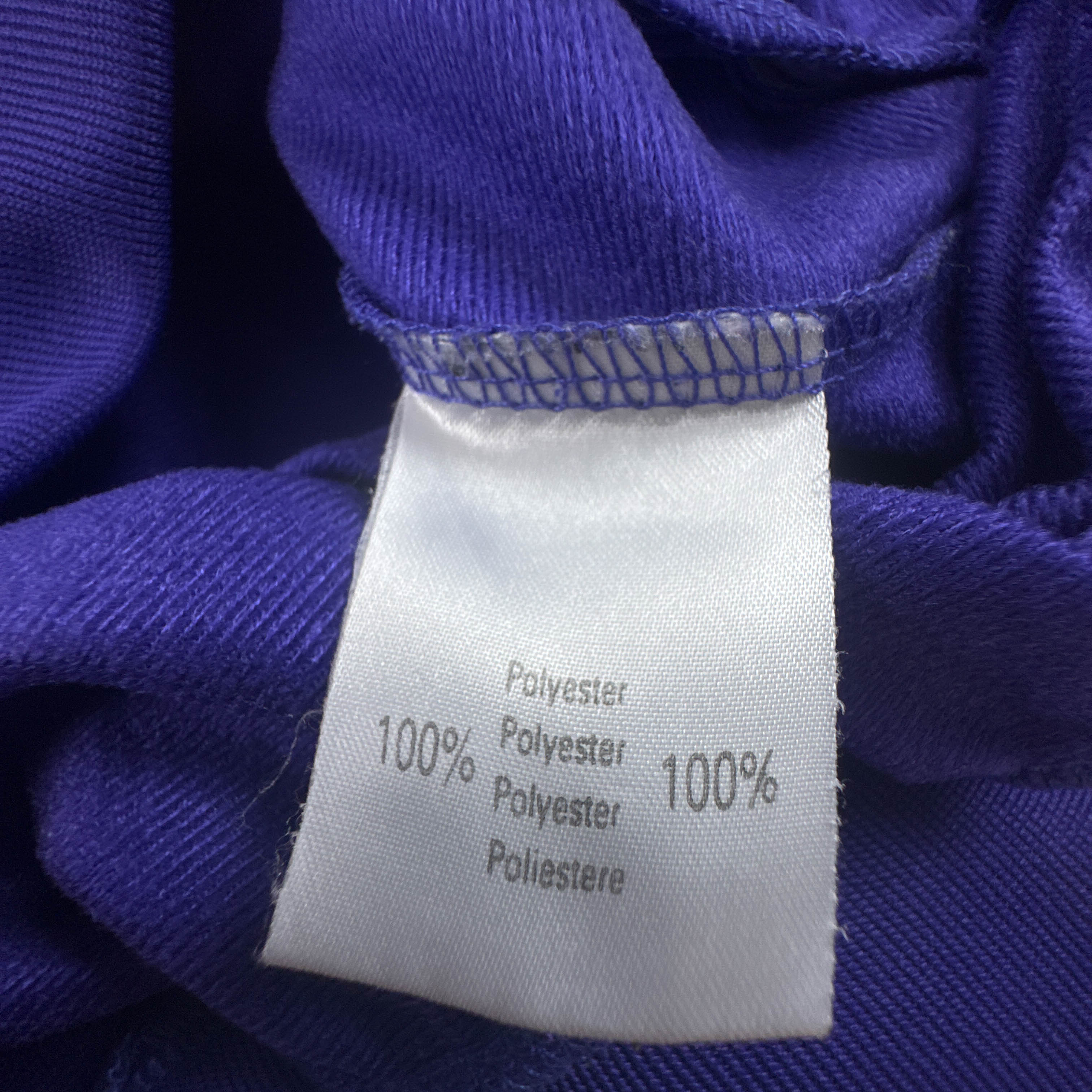 Felpa Reebok Vintage verde blu e viola con zip intera anni 80 90 - Taglia L/XL uomo