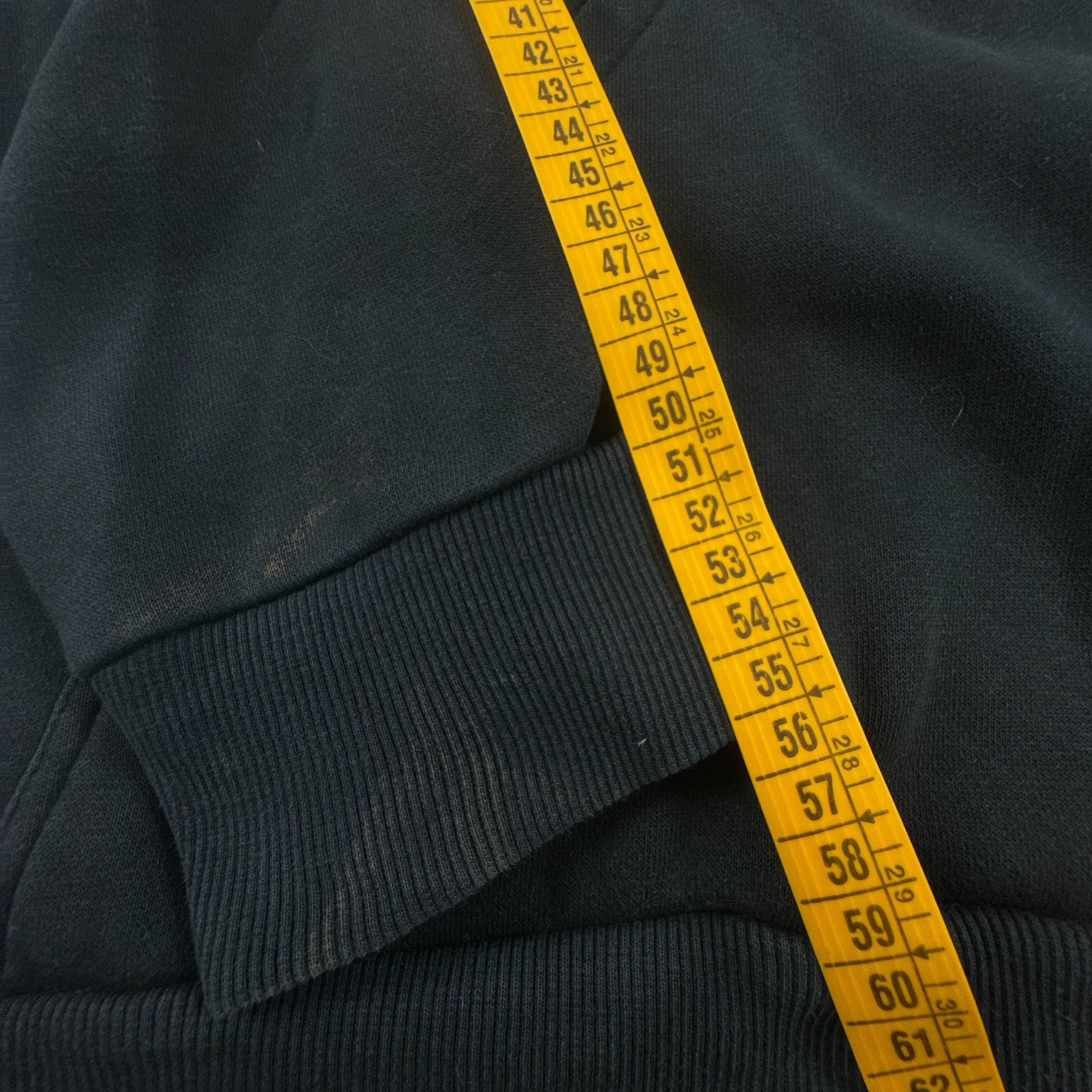 Felpa Nike Vintage nera con stampa frontale e cappuccio anni 90 00 - Taglia M/L uomo