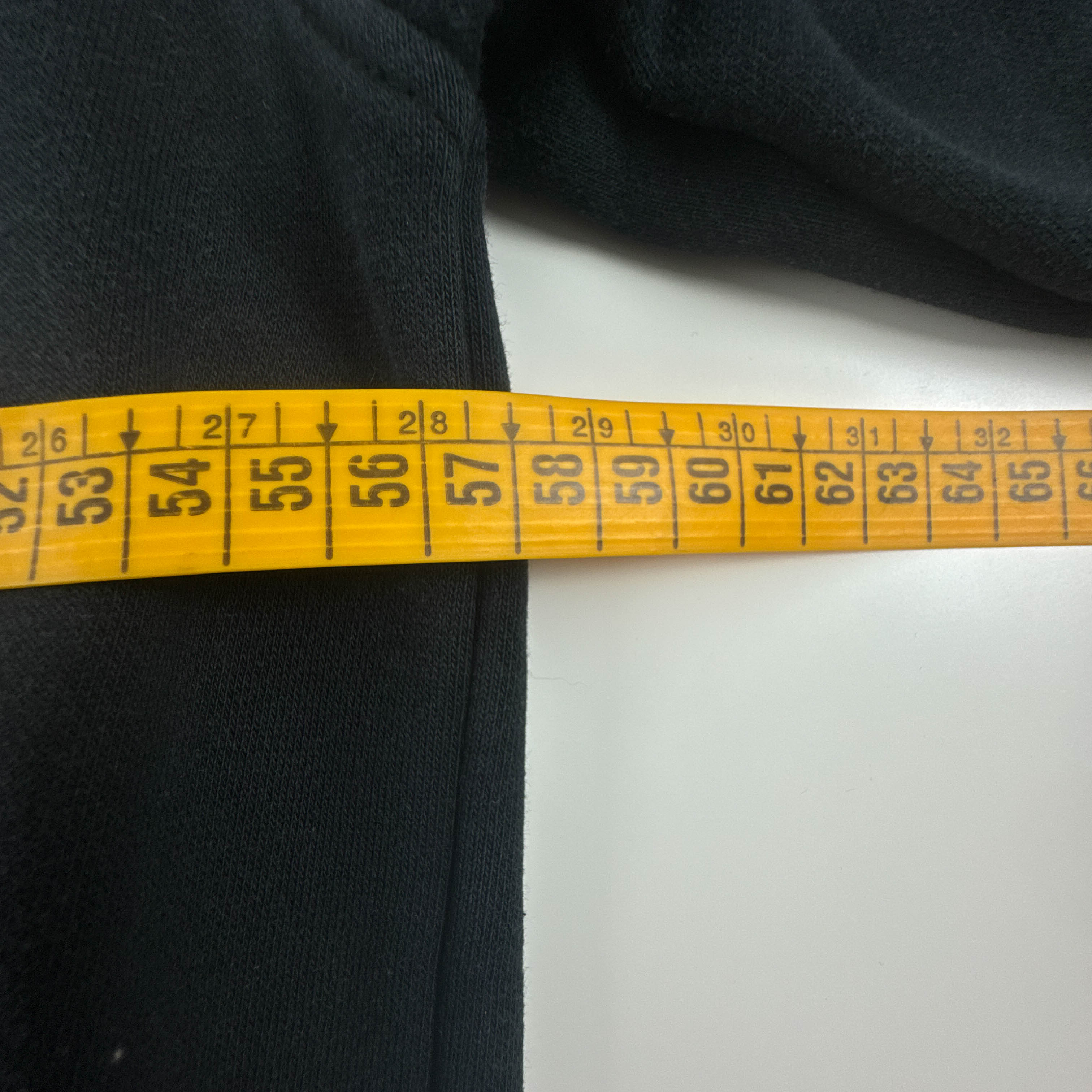 Felpa Nike Vintage nera con stampa frontale e cappuccio anni 90 00 - Taglia M/L uomo