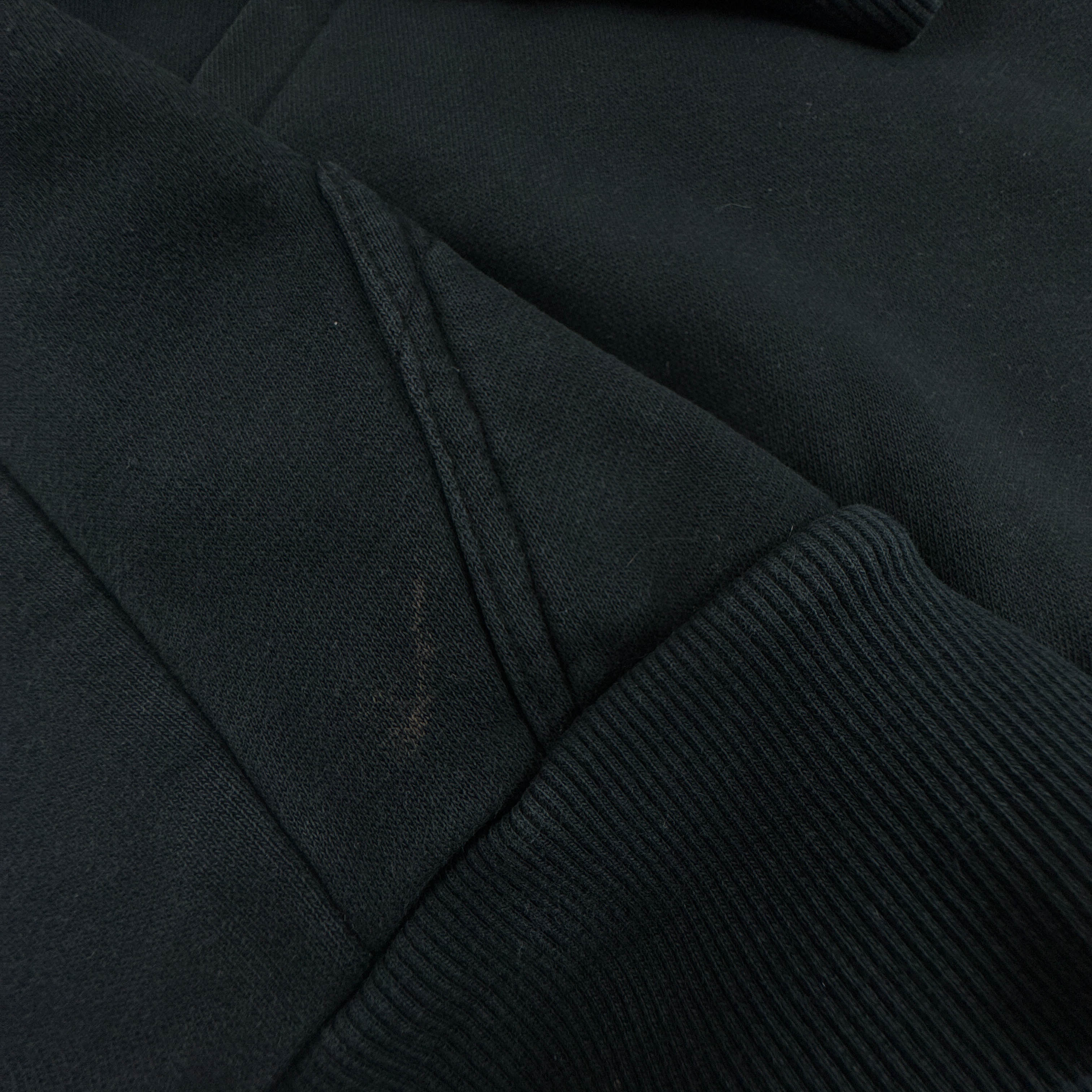 Felpa Nike Vintage nera con stampa frontale e cappuccio anni 90 00 - Taglia M/L uomo