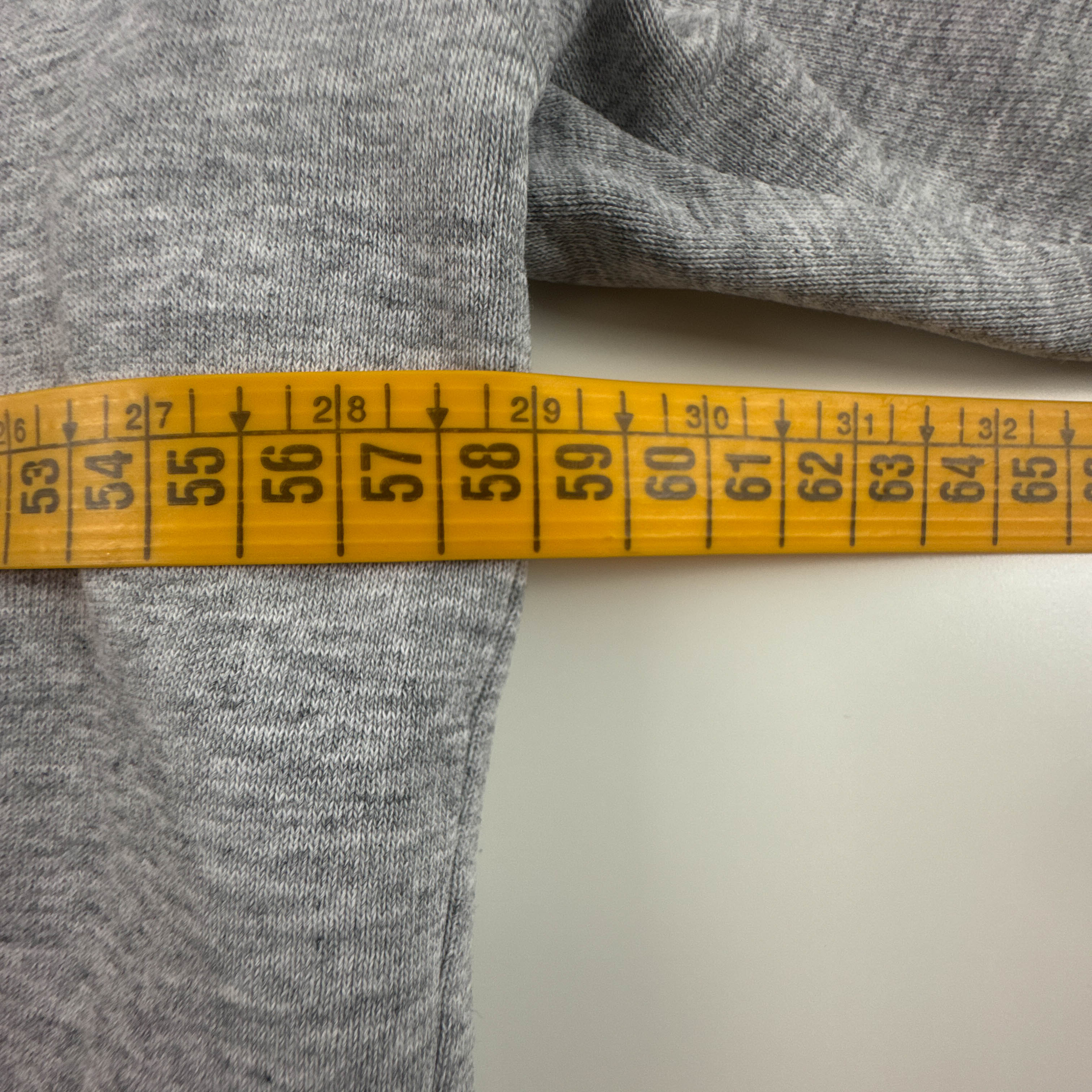 Felpa Reebok Vintage grigia a girocollo con logo ricamato anni 80 90 - Taglia L uomo