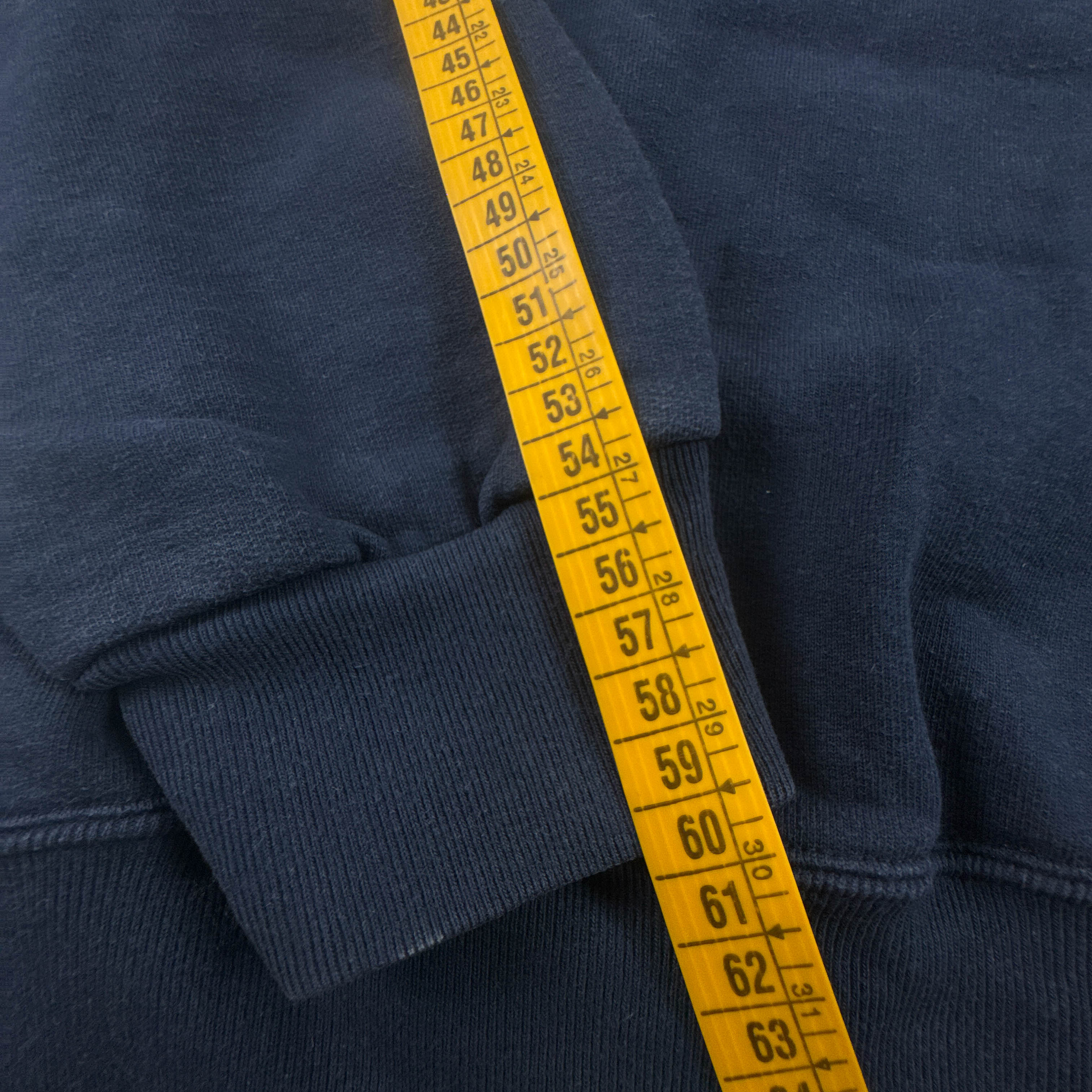 Felpa Diesel Vintage blu scura a girocollo con stampa anni 00 - Taglia XL uomo