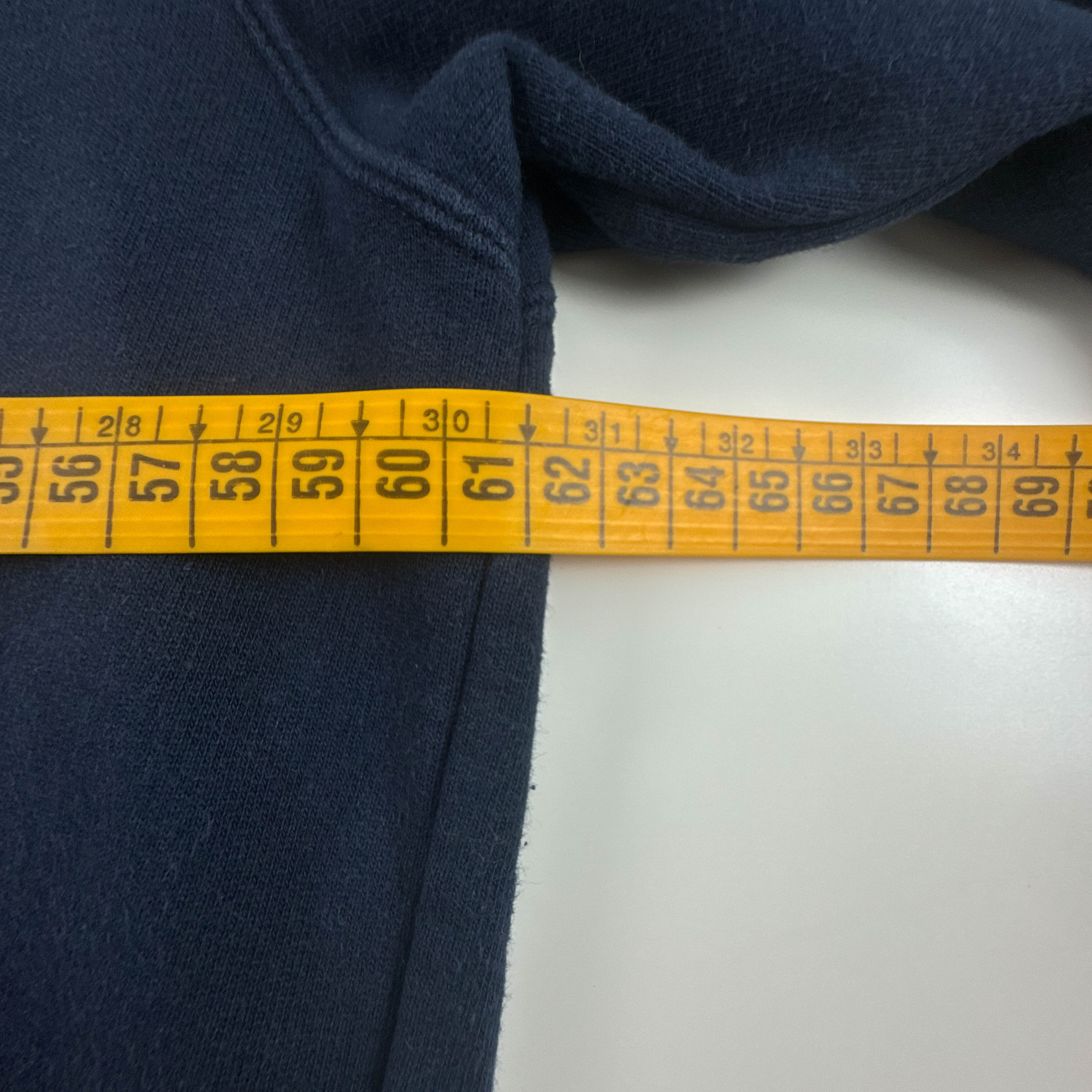 Felpa Diesel Vintage blu scura a girocollo con stampa anni 00 - Taglia XL uomo