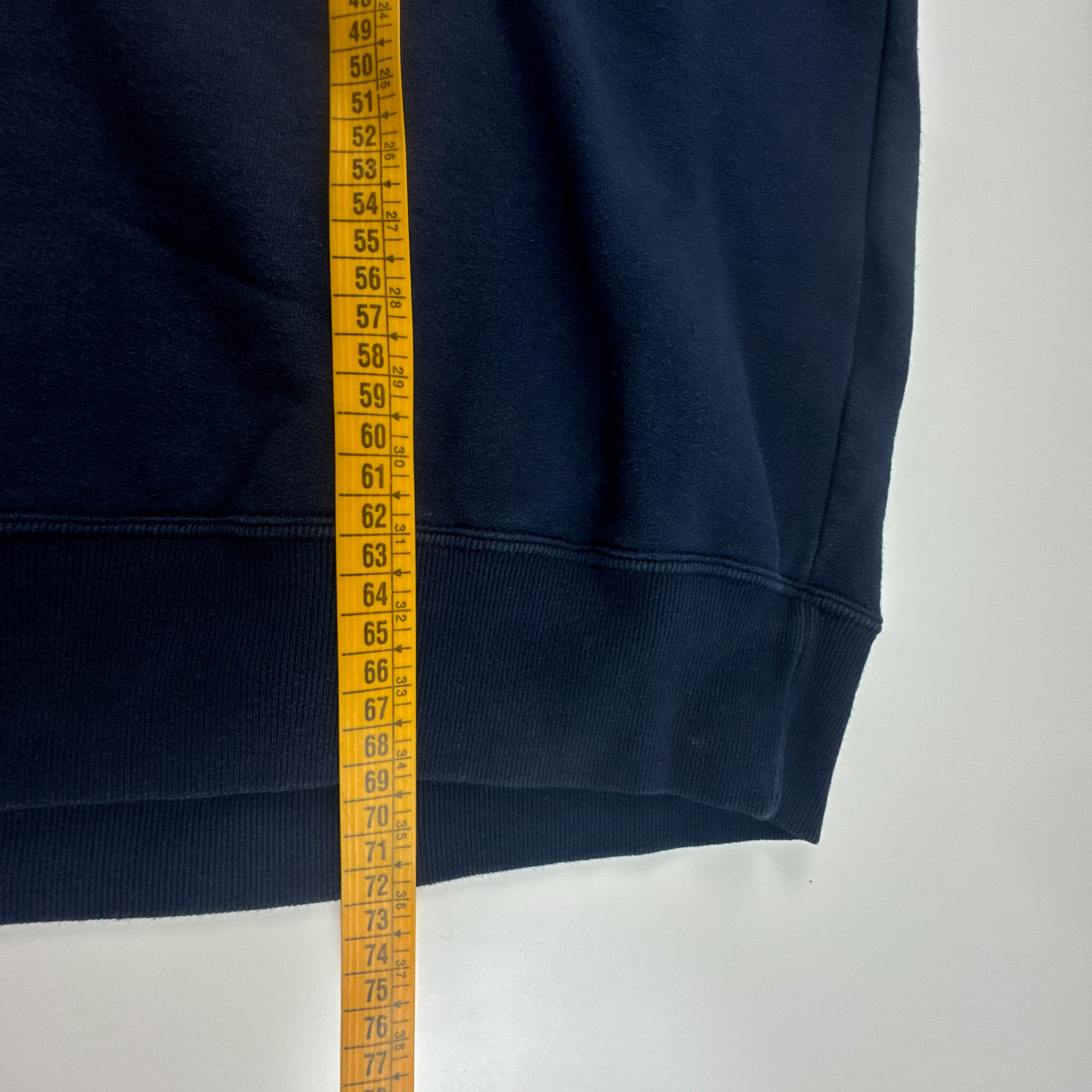 Felpa Diesel Vintage blu scura a girocollo con stampa anni 00 - Taglia XL uomo