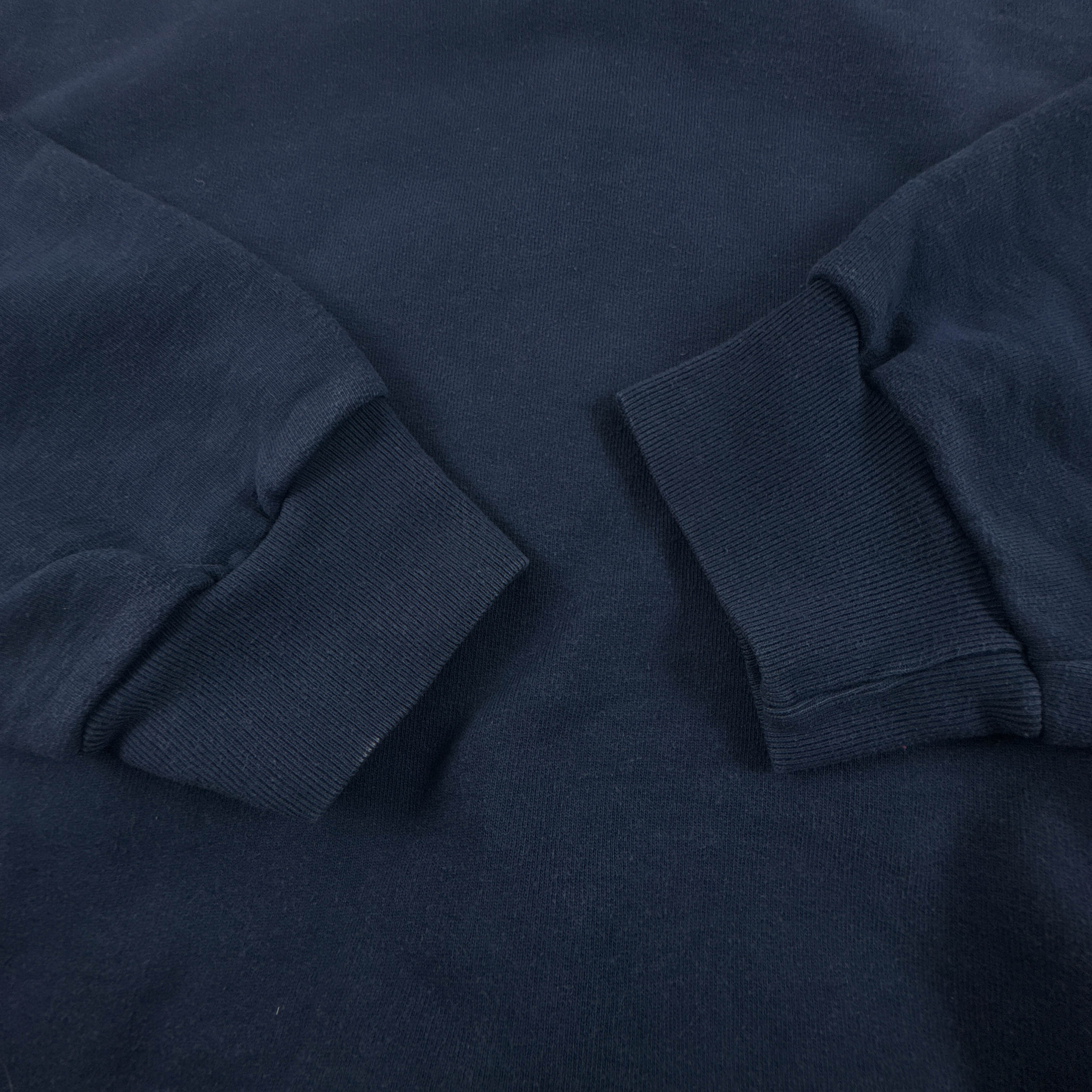 Felpa Diesel Vintage blu scura a girocollo con stampa anni 00 - Taglia XL uomo