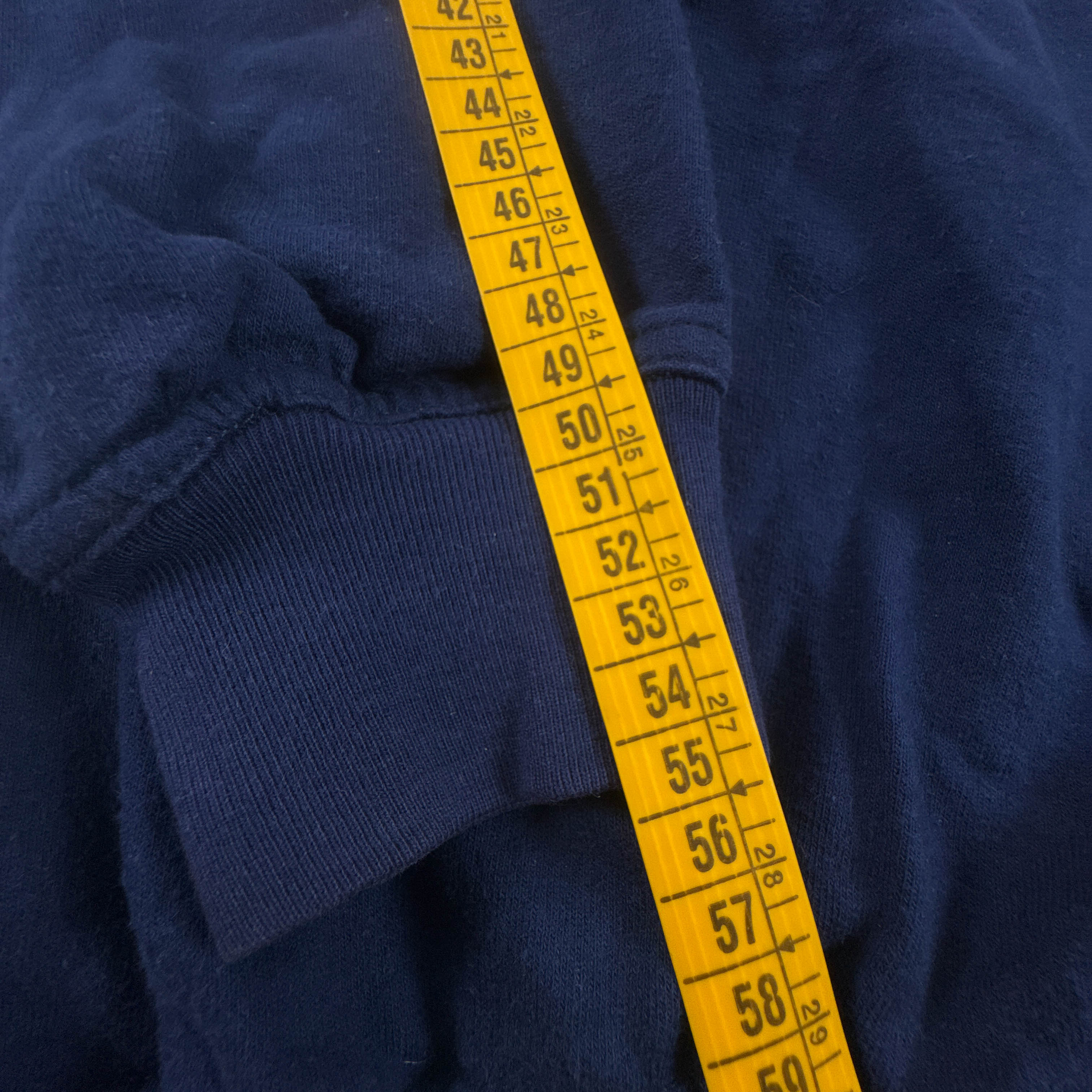Felpa Adidas Vintage biathlon blu scura con stampa anni 90 - Taglia M uomo