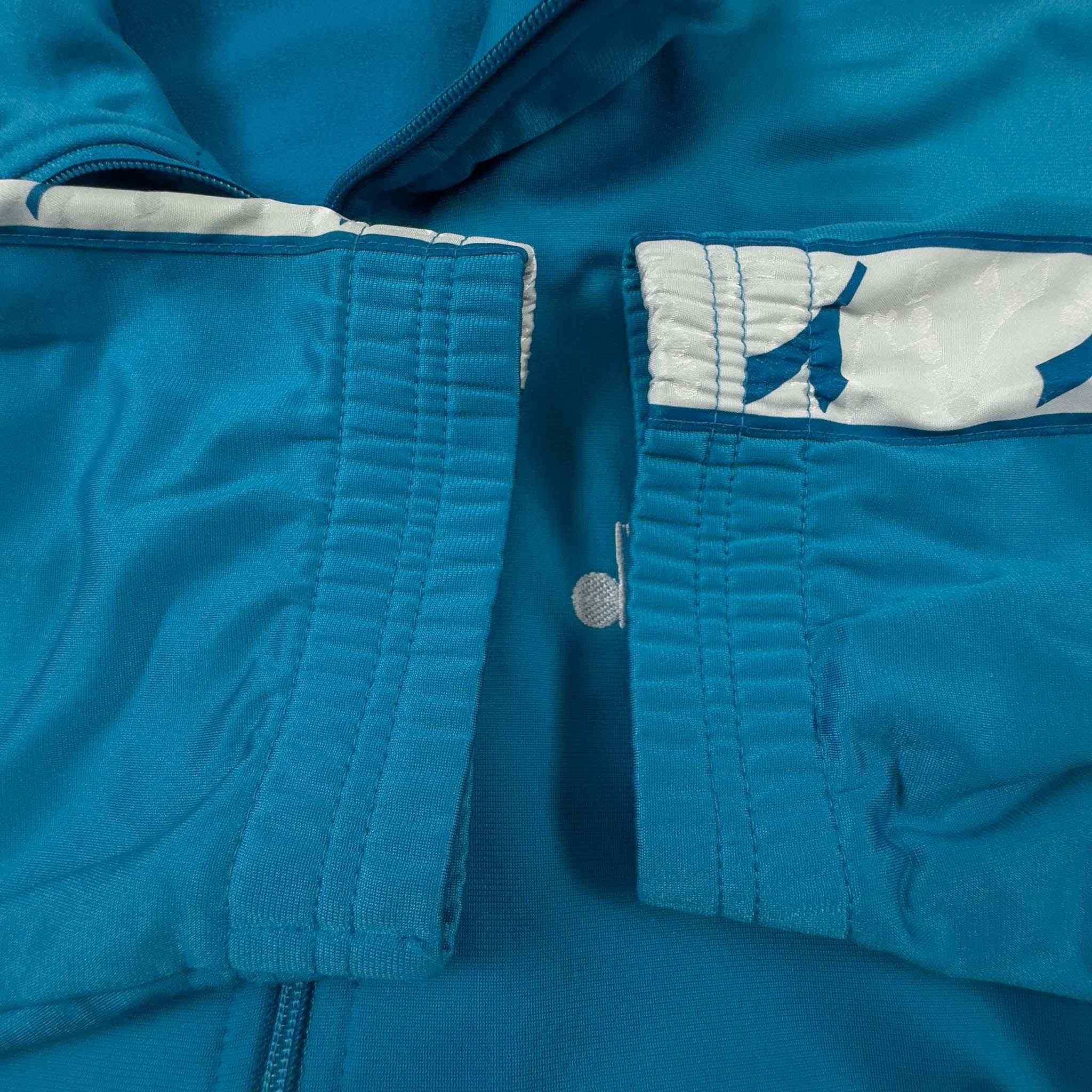 Diadora Vintage Blue Zip Up Sweatshirt - Size L Men