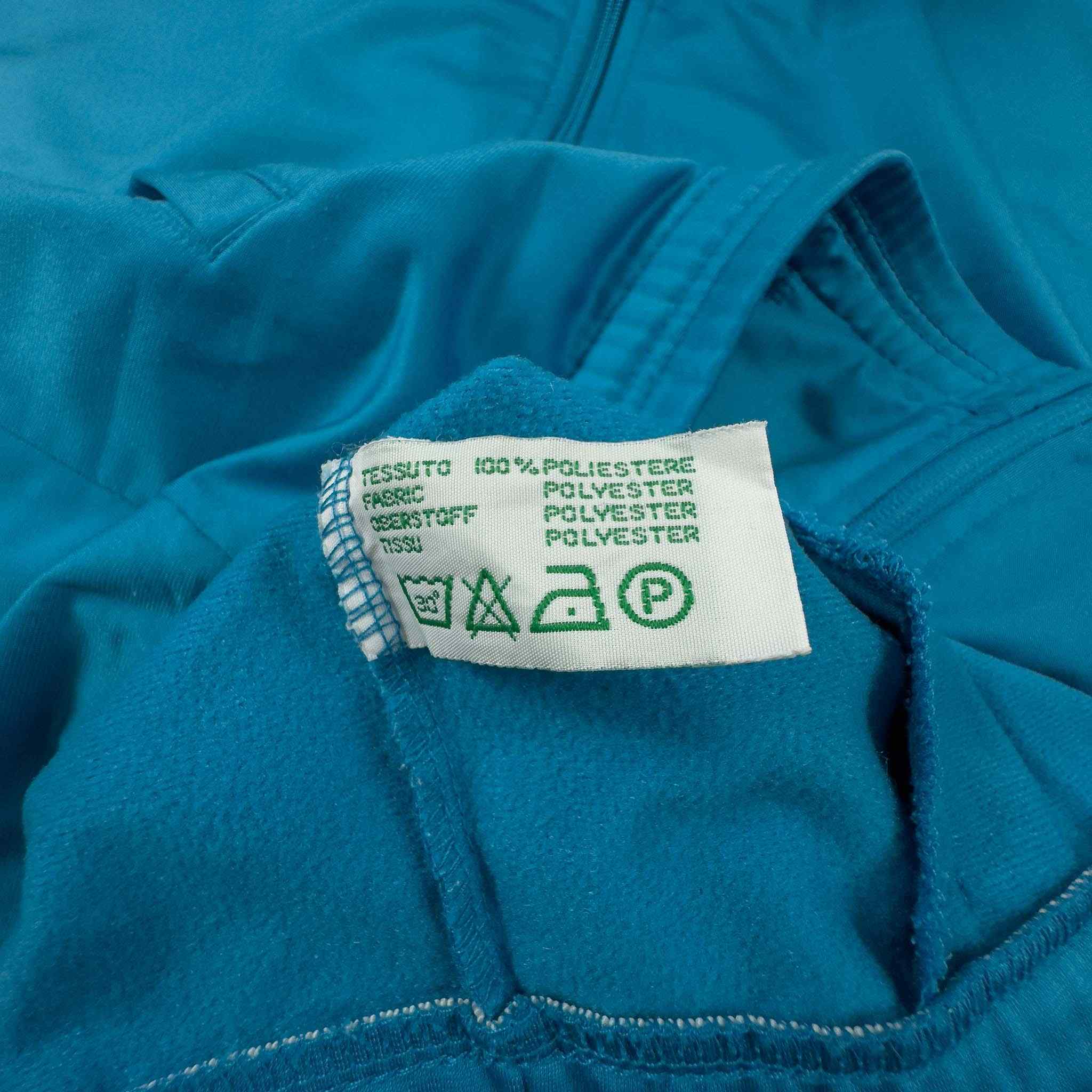 Diadora Vintage Blue Zip Up Sweatshirt - Size L Men