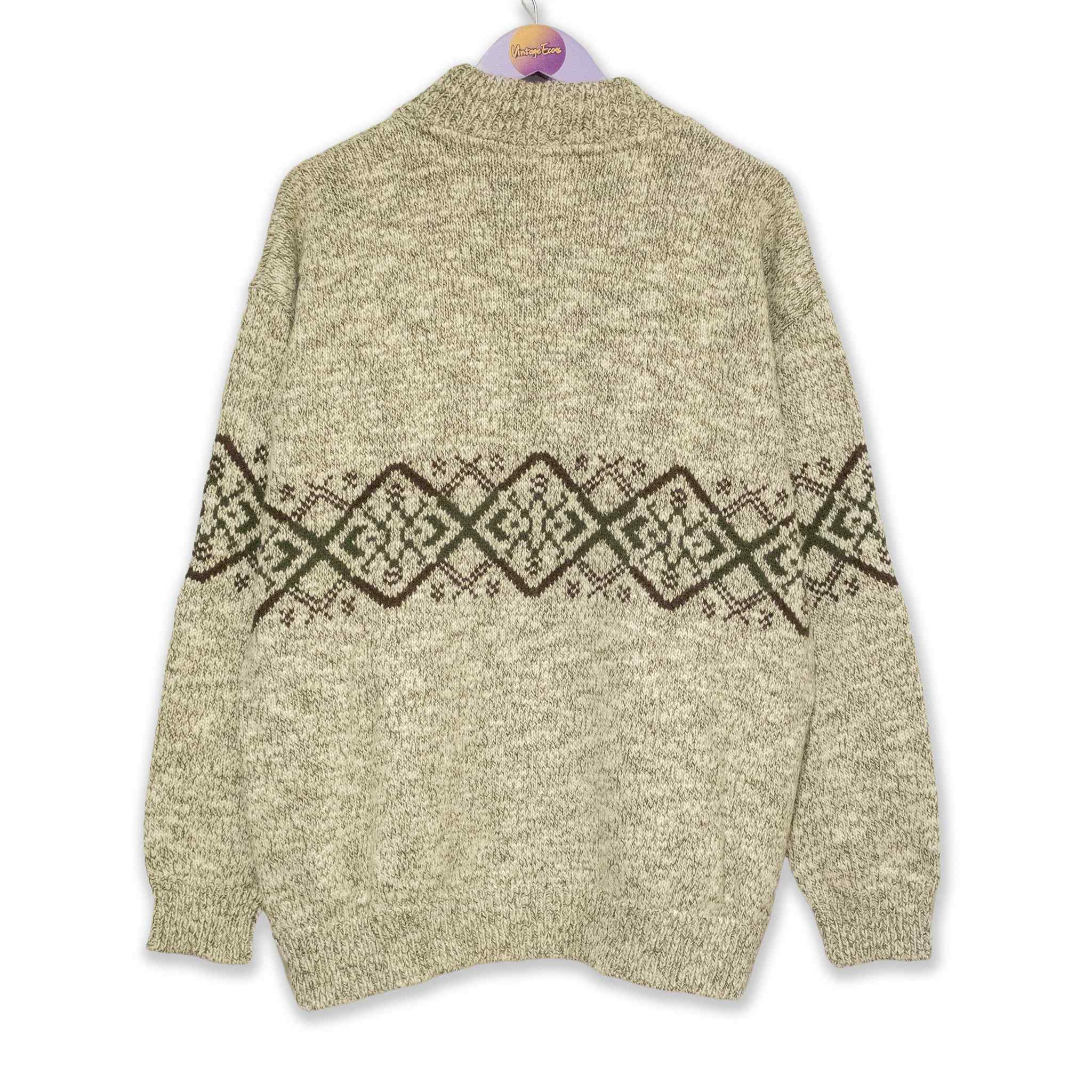 Vintage sweater 25% wool - Size XL