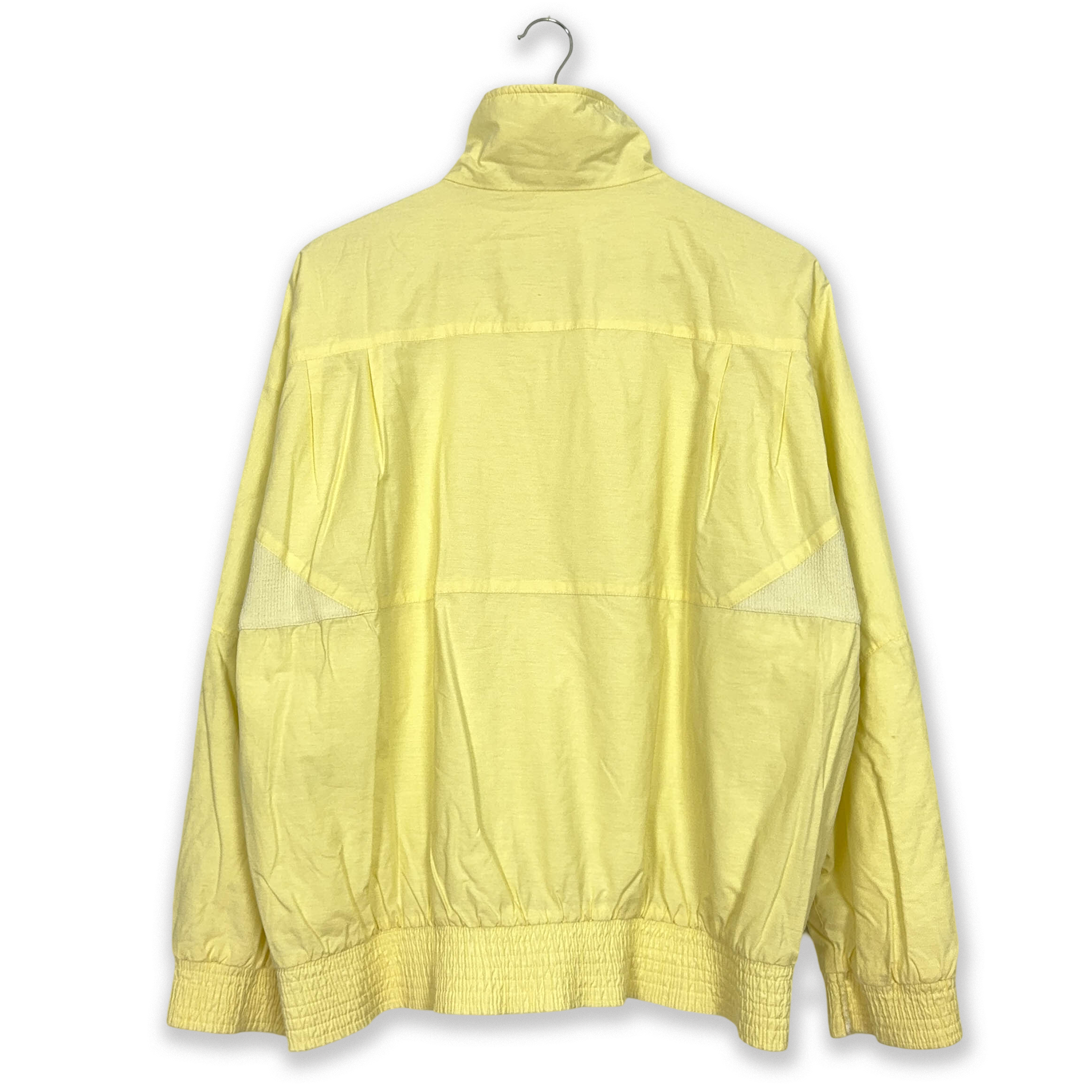 Giacca a vento Adidas Vintage gialla anni 90 con zip - Taglia 48 174 uomo