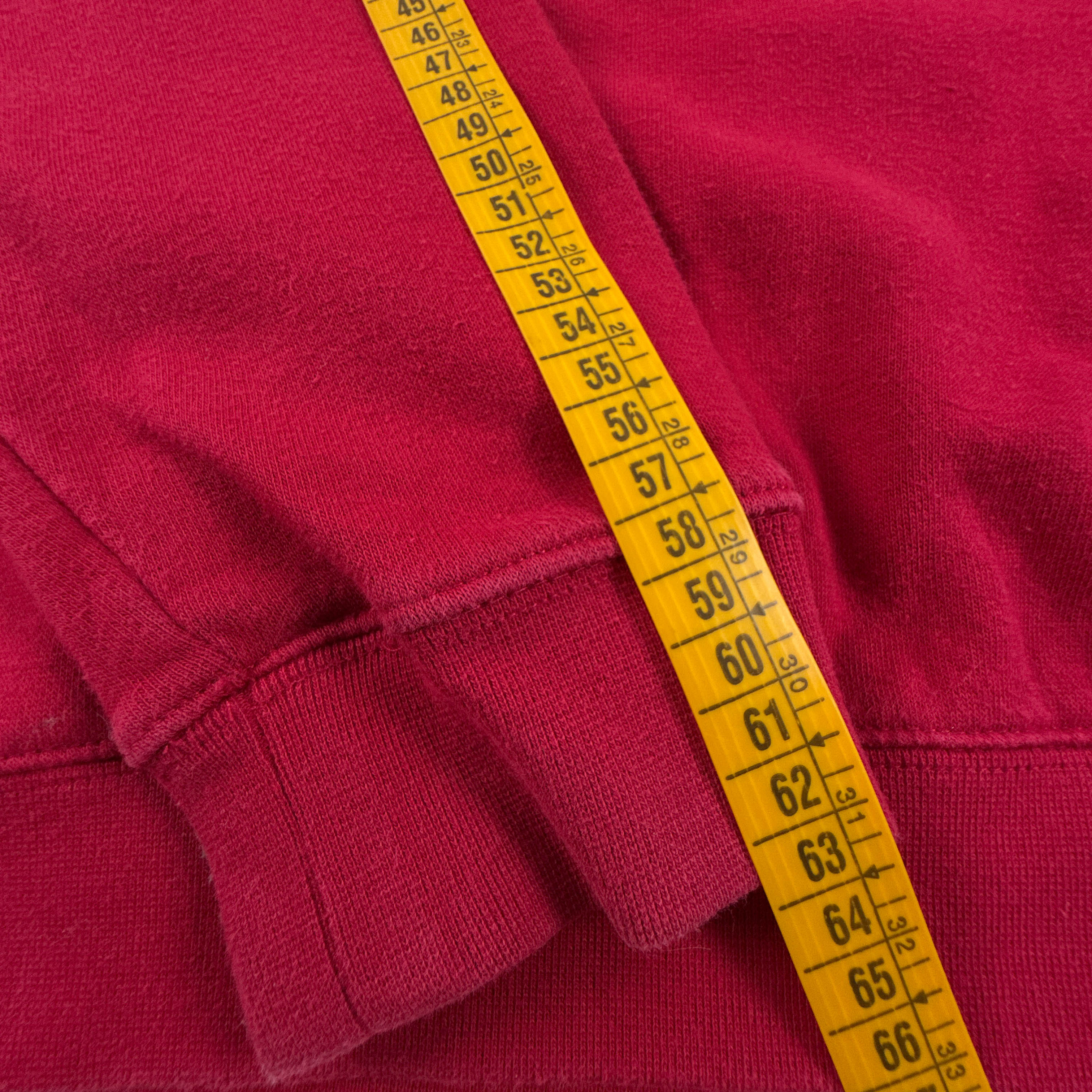 Felpa Fila Vintage rossa a girocollo logo ricamato anni 90 00 - Taglia L uomo