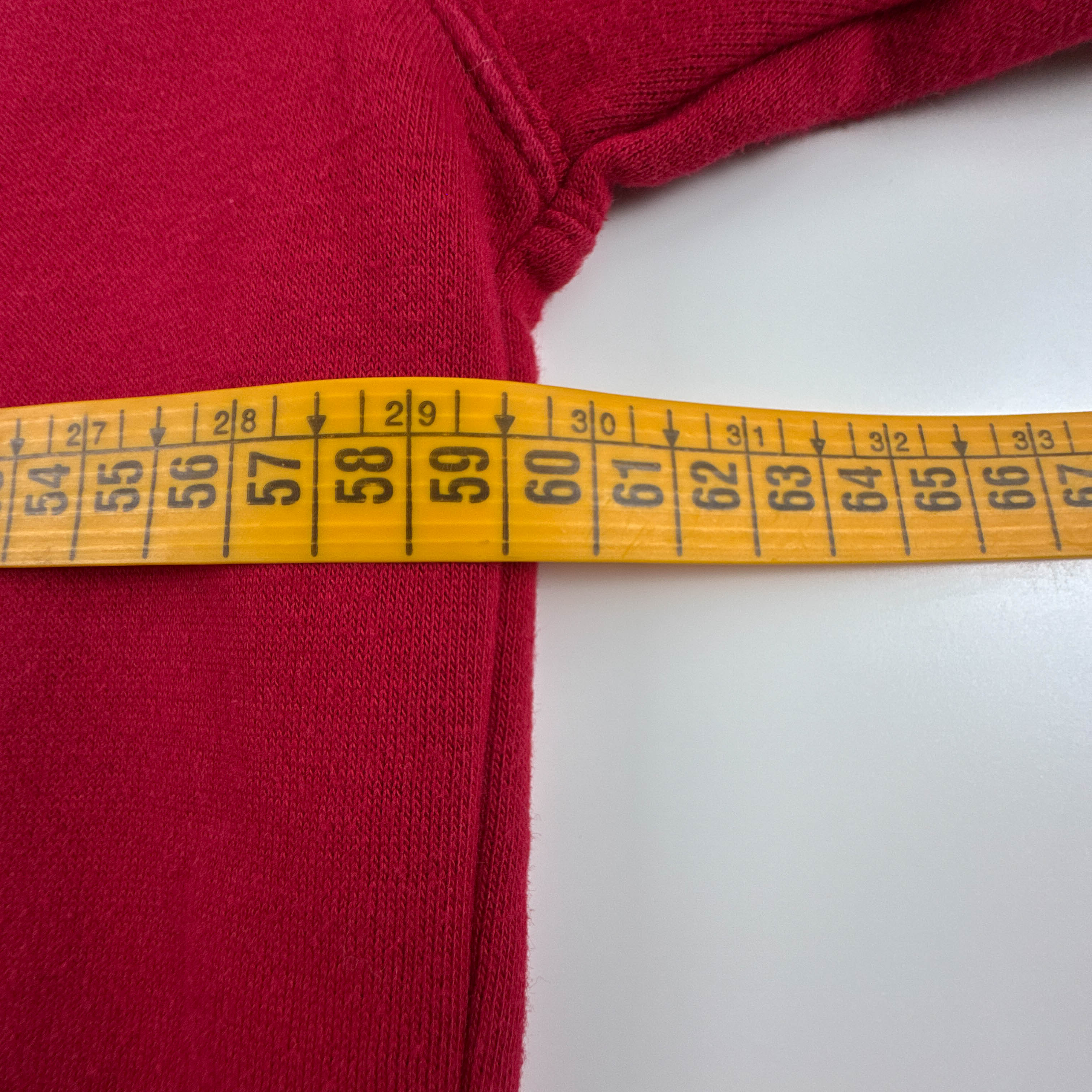 Felpa Fila Vintage rossa a girocollo logo ricamato anni 90 00 - Taglia L uomo