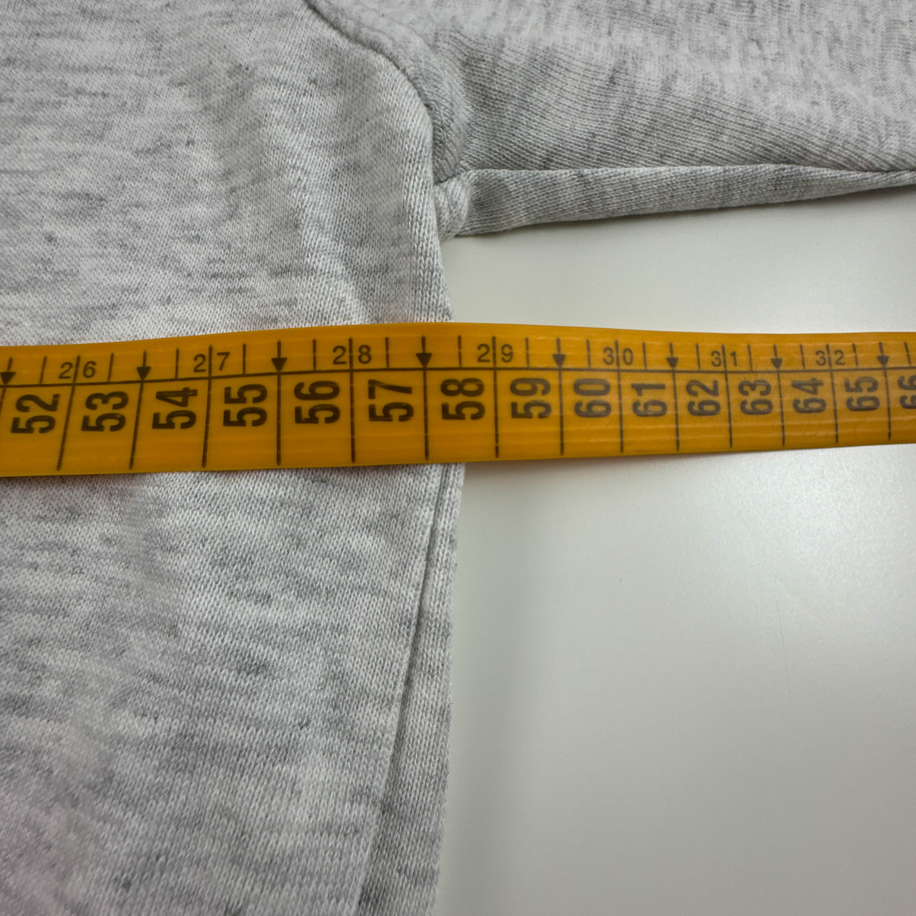 Felpa Champion Vintage grigia e blu quarter zip e ricamo anni 80 90 - Taglia L/XL uomo