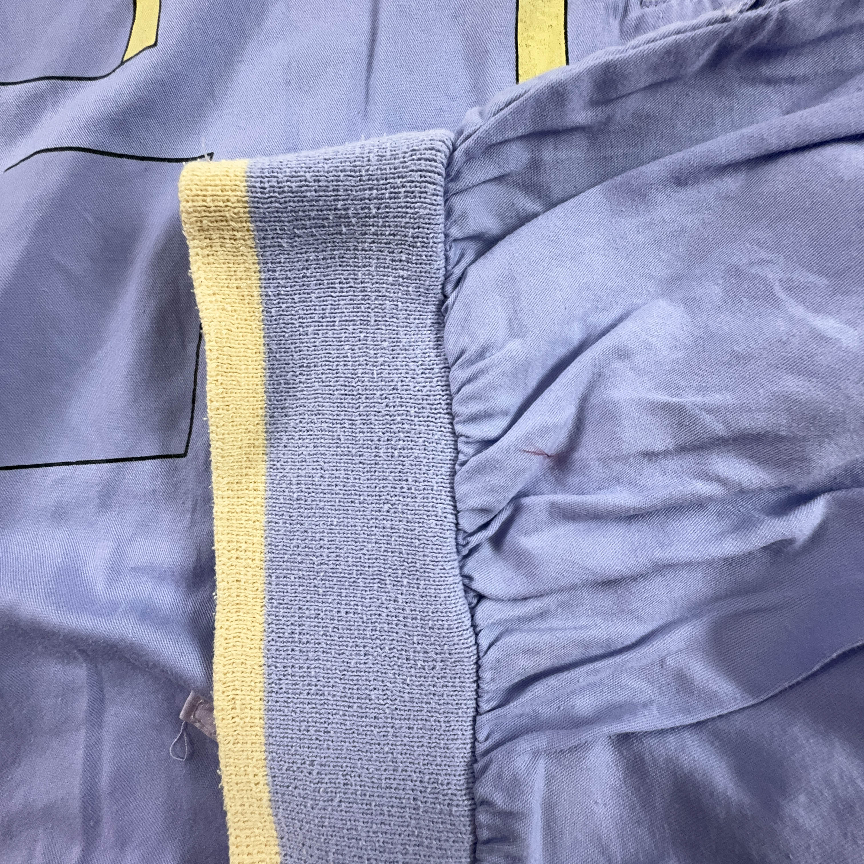 Giacca a vento Adidas Vintage viola e gialla a fantasia geometrica anni 90 - Taglia 180 uomo