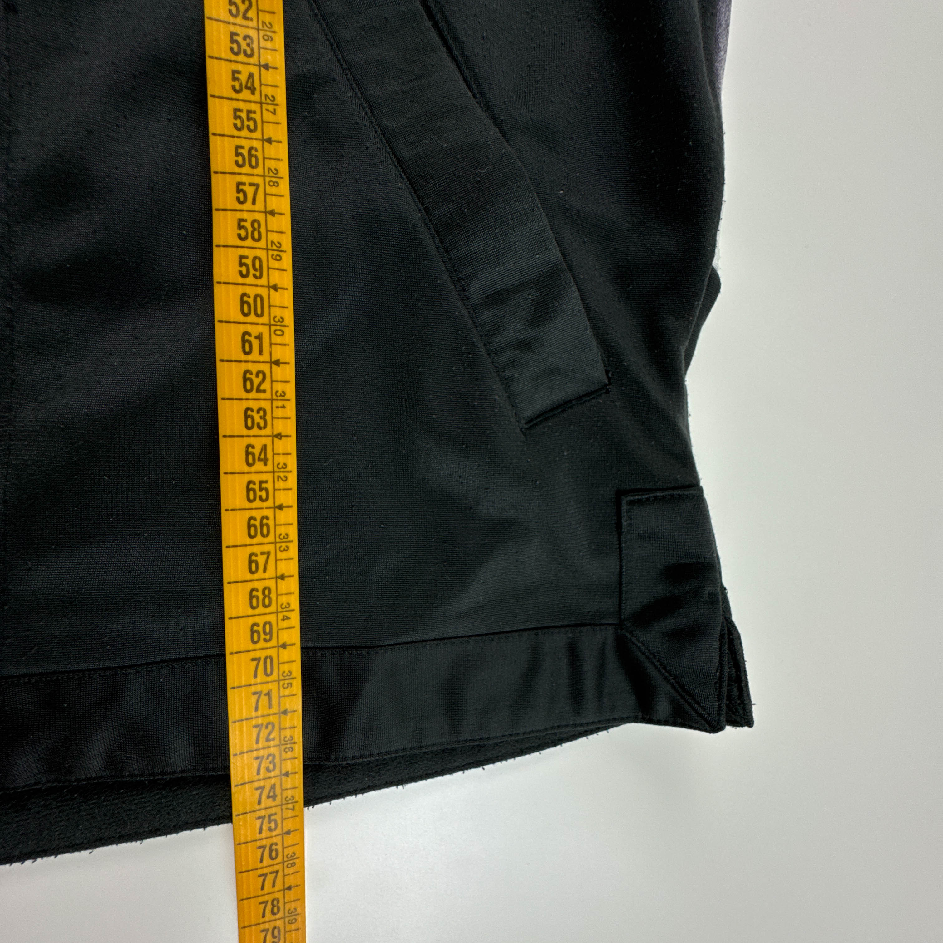 Felpa Nike Vintage grigia nera e blu con zip e bottoni anni 90 - Taglia 50/52 uomo