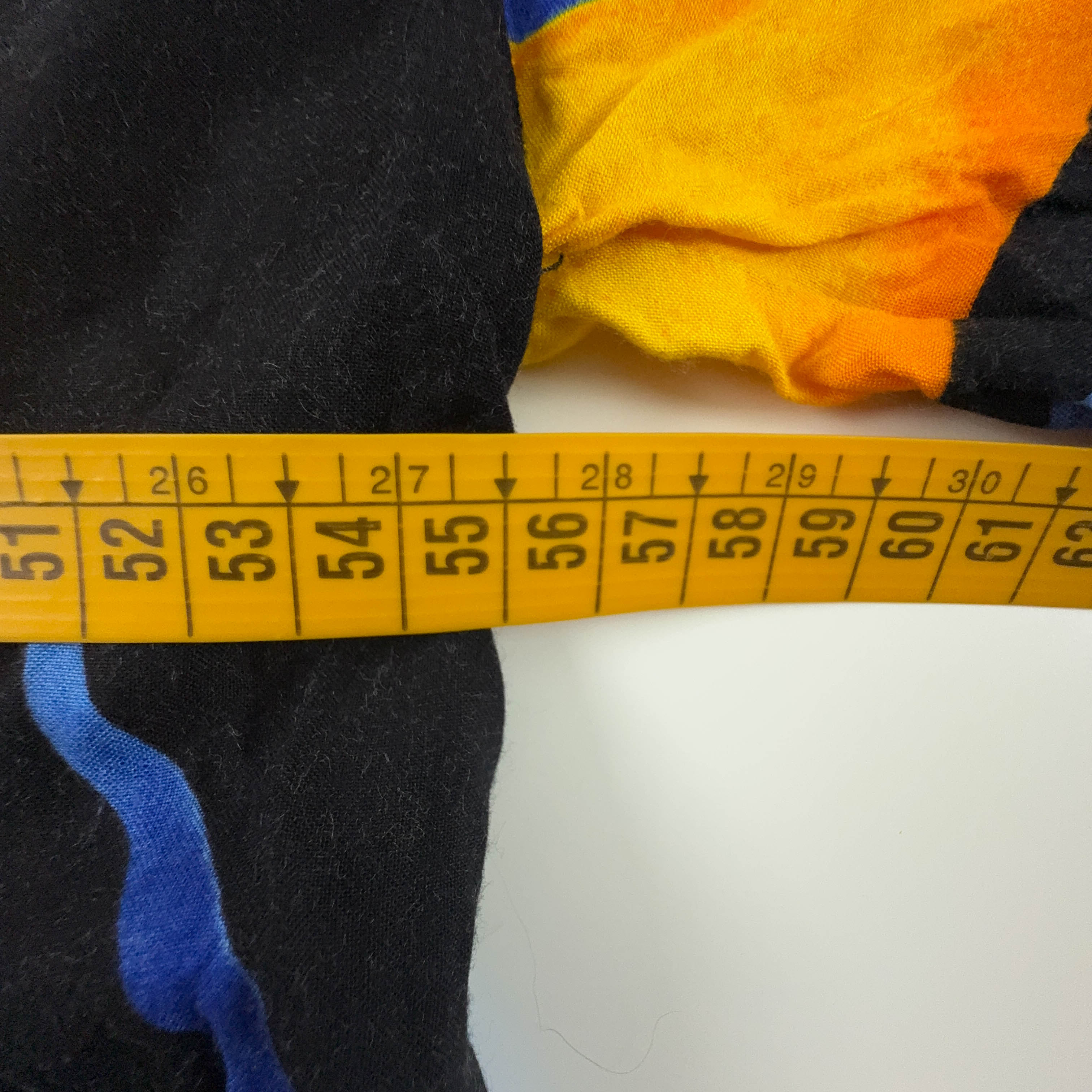 Camicia Vintage nera a fantasia - Taglia L uomo