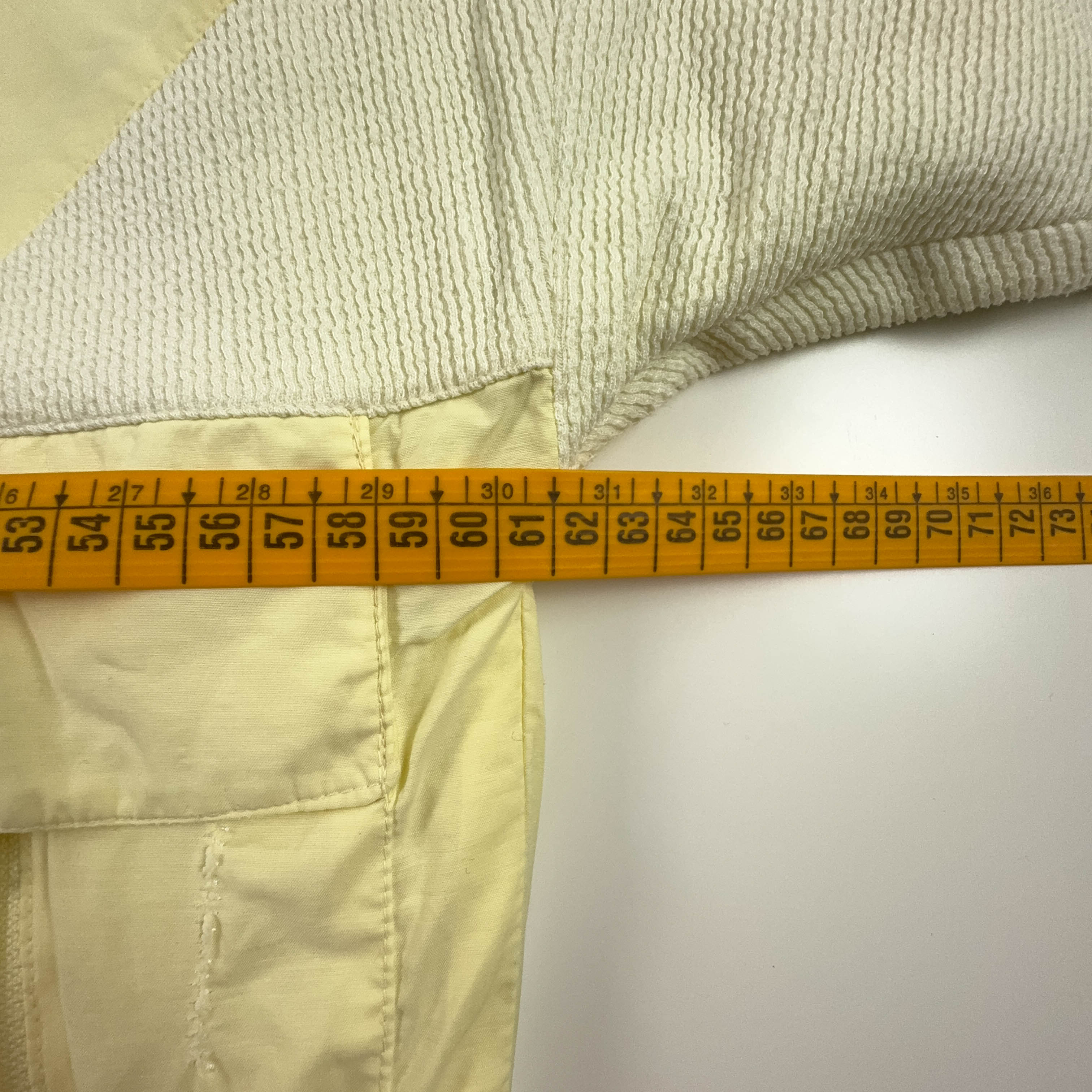 Giacca a vento Adidas Vintage gialla anni 90 con zip - Taglia 48 174 uomo