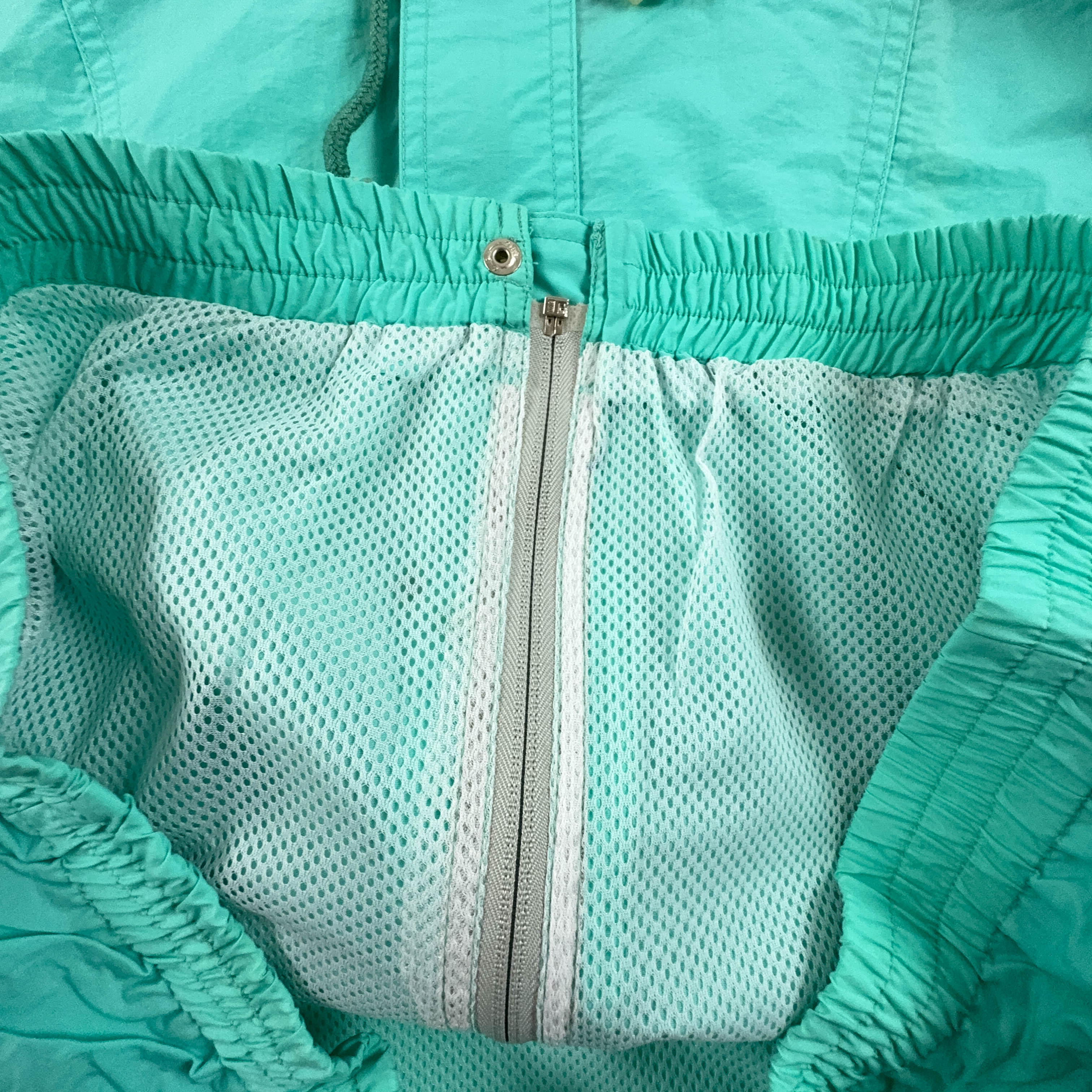 Giacca a vento Mc Kee's Vintage verde con zip - Taglia 54 uomo