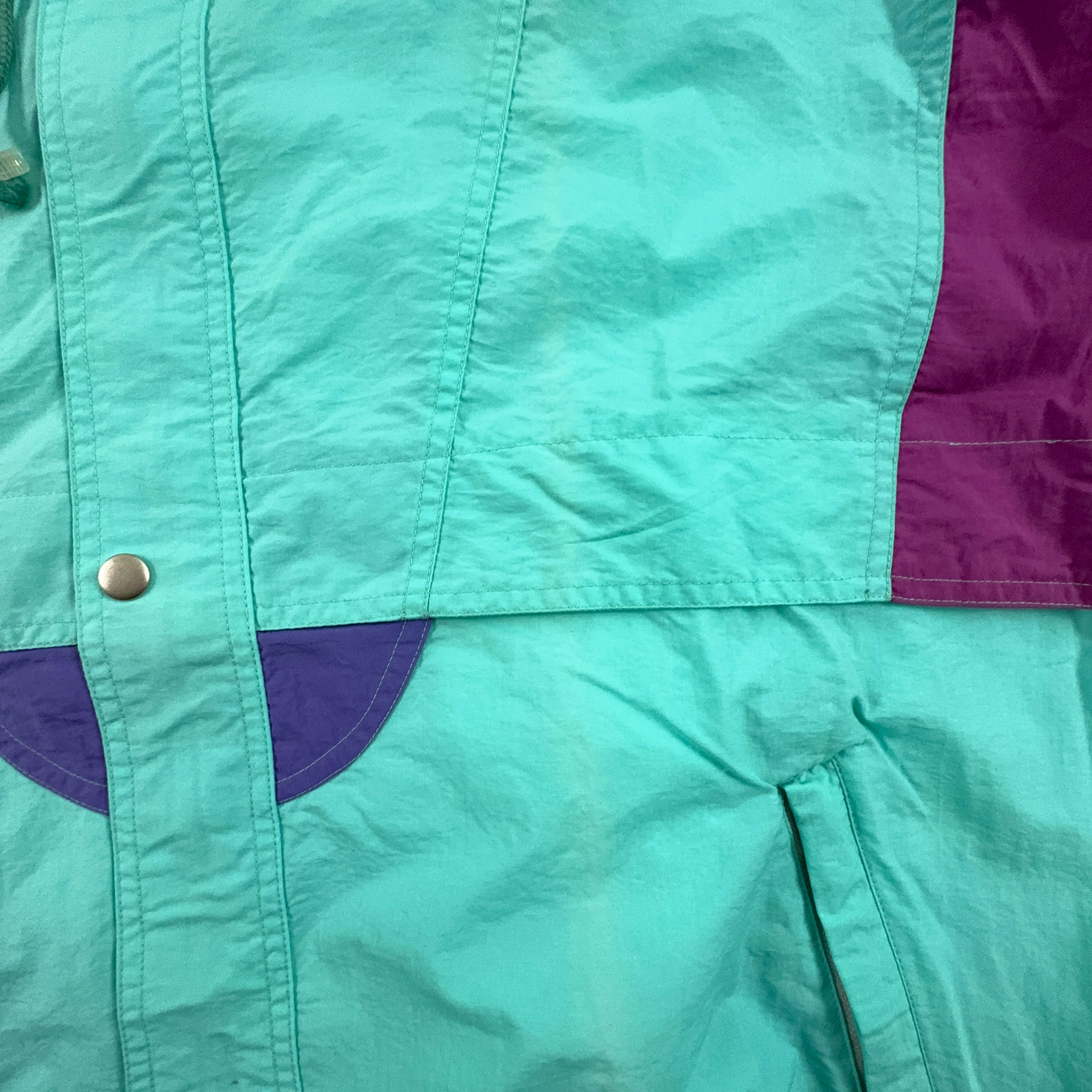 Giacca a vento Mc Kee's Vintage verde con zip - Taglia 54 uomo