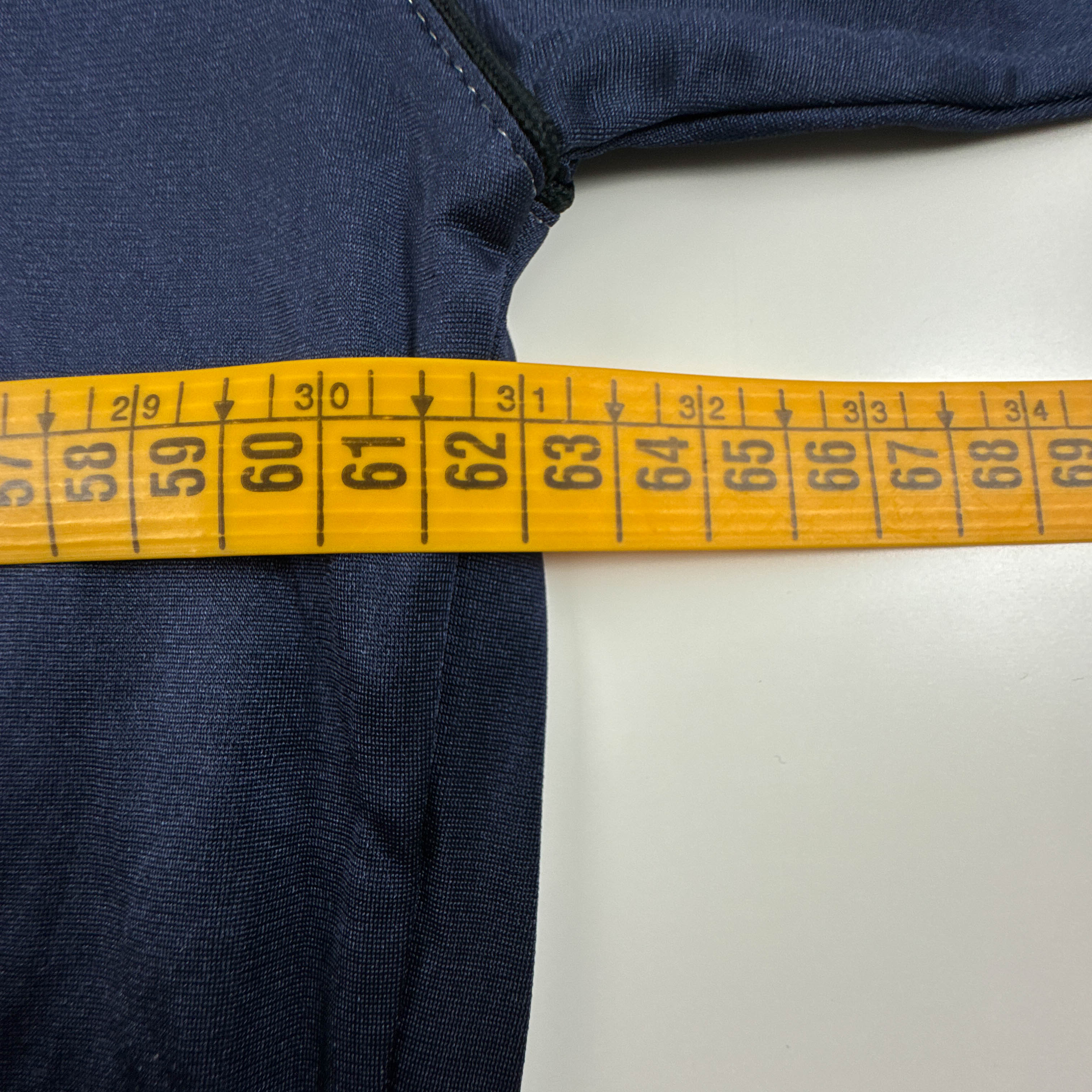Felpa Kappa Vintage blu e bianca con zip anni 80 90 - Taglia L/XL uomo