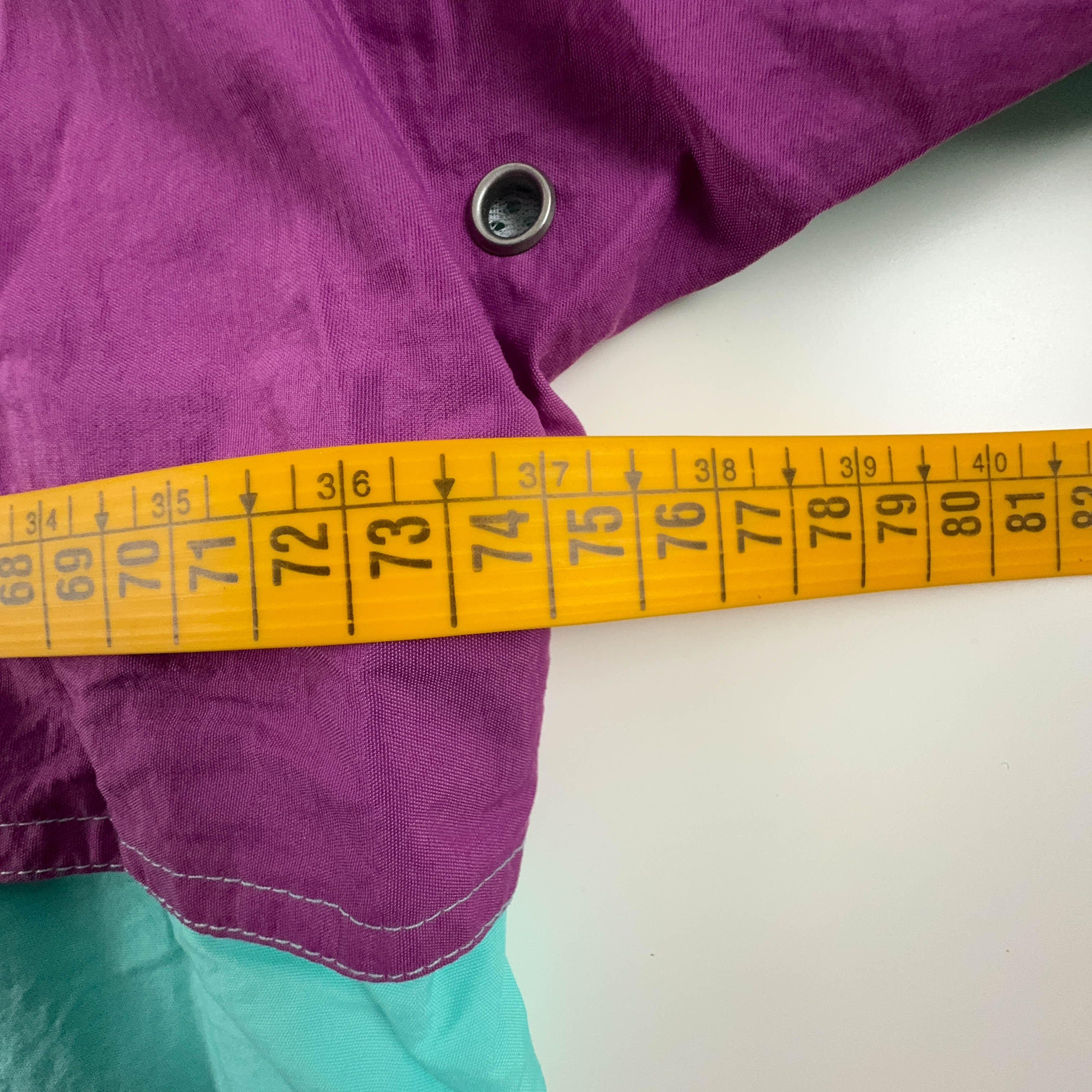 Giacca a vento Mc Kee's Vintage verde con zip - Taglia 54 uomo