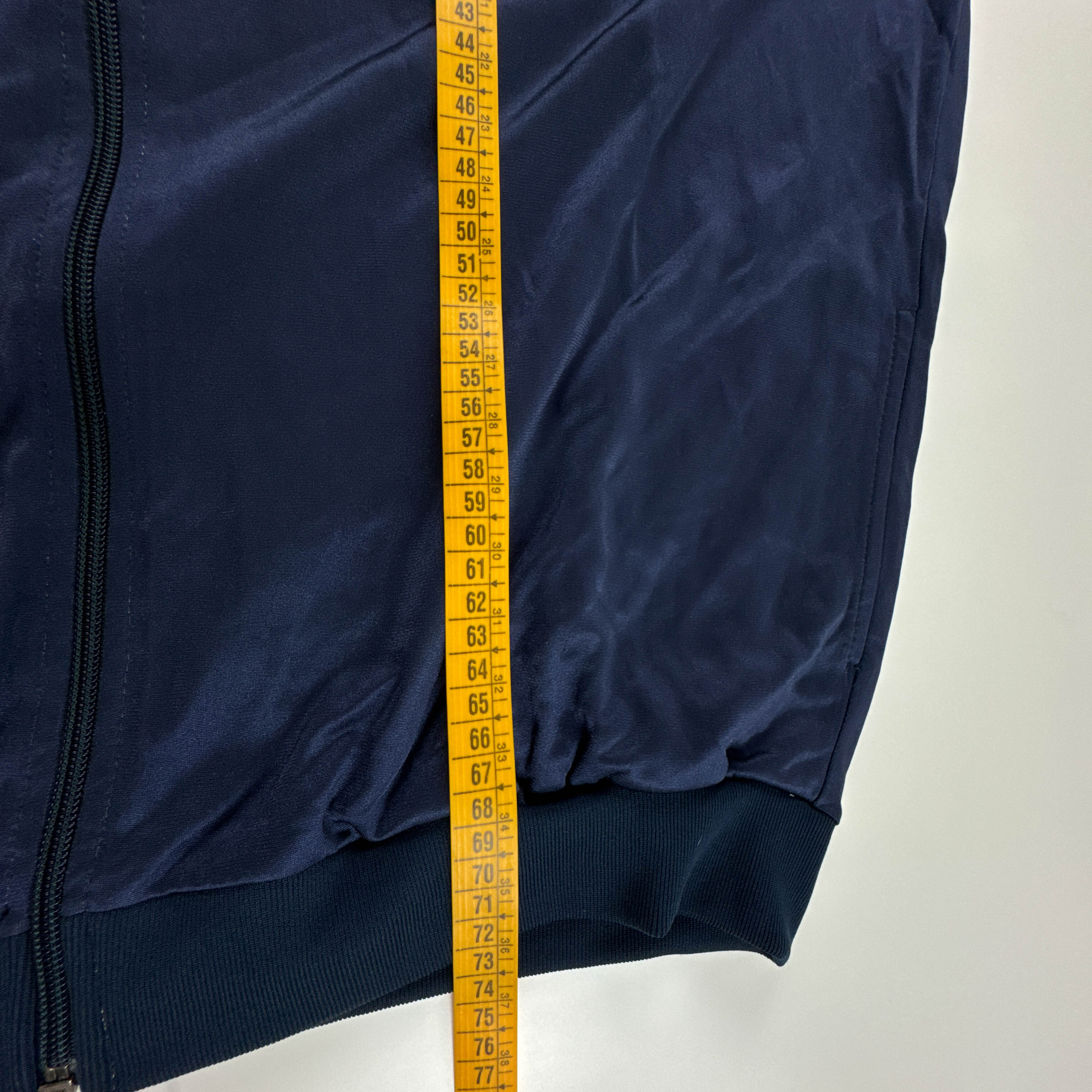 Felpa Kappa Vintage blu e bianca con zip anni 80 90 - Taglia L/XL uomo