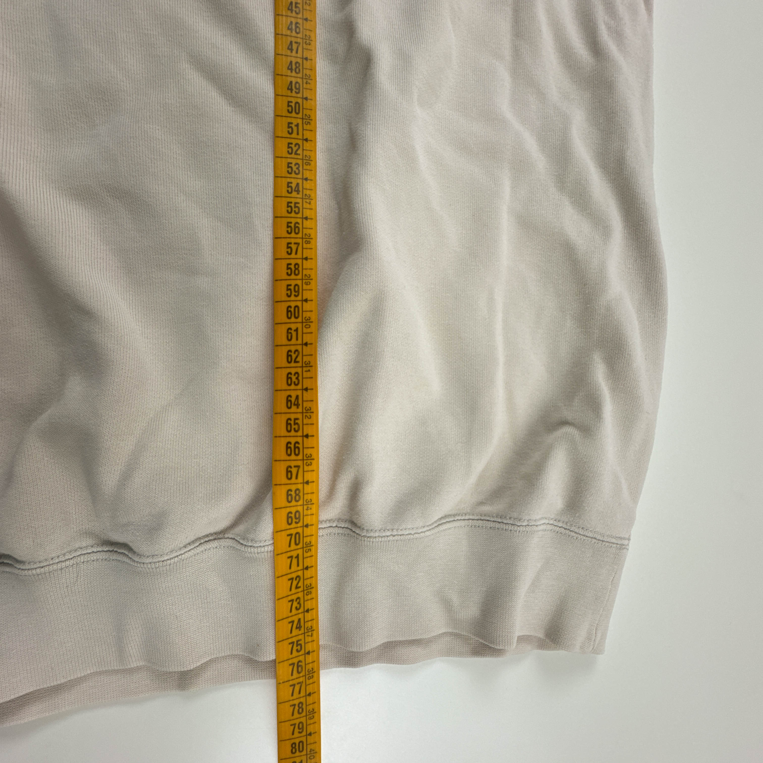 Felpa Champion Vintage crema a girocollo logo ricamato anni 90 00 - Taglia XXL uomo
